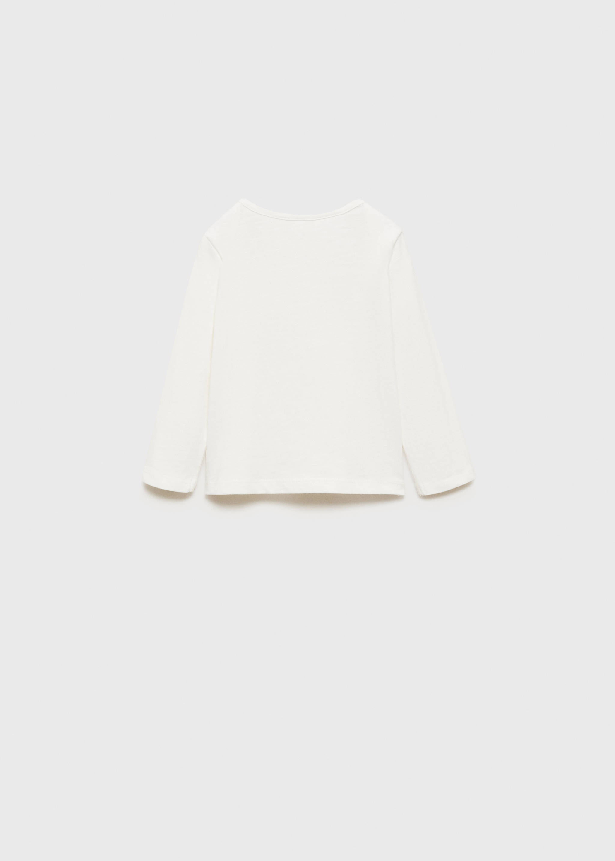 Long-sleeved t-shirt with pocket - Reverse of the article