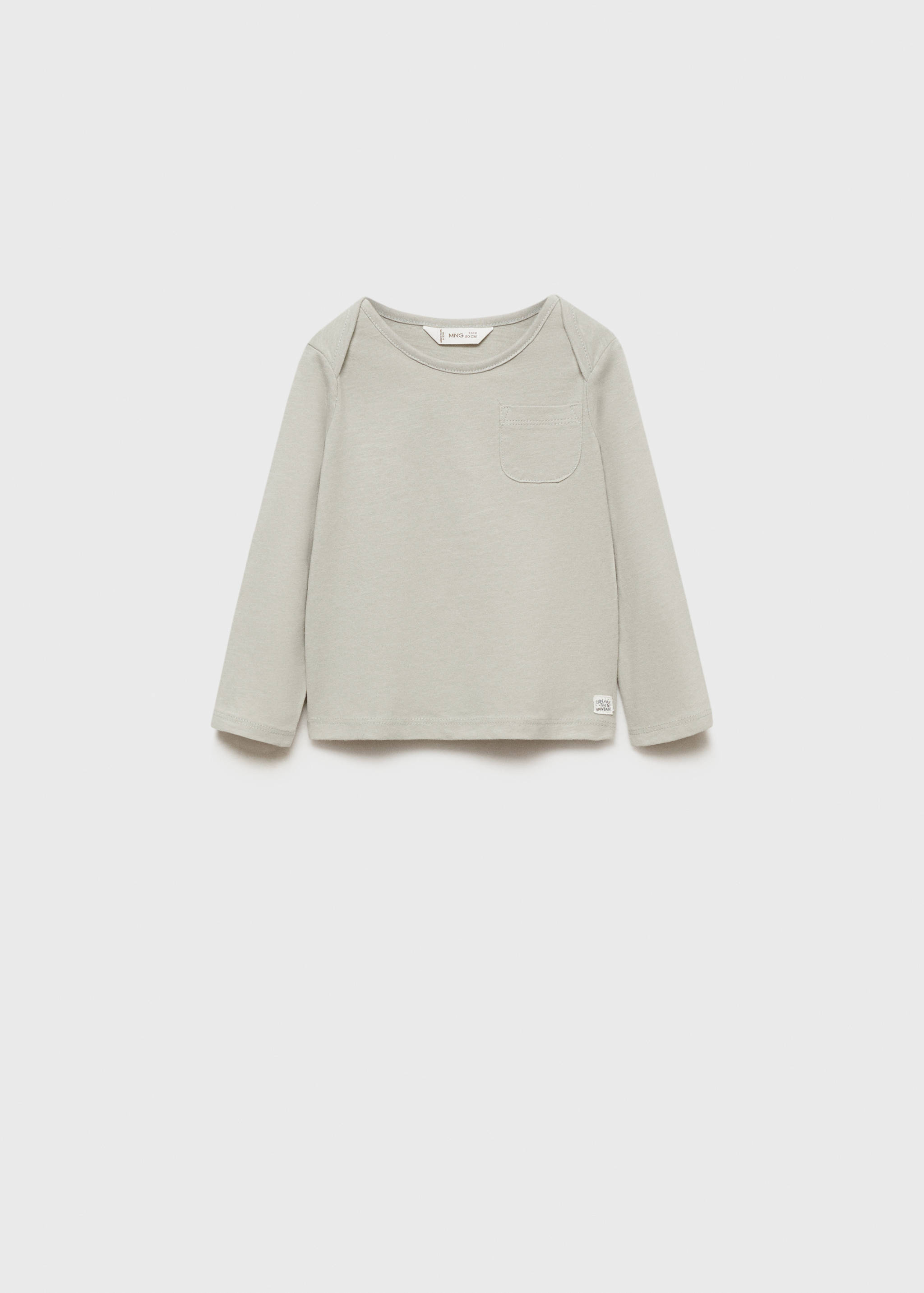 Long-sleeved t-shirt with pocket - Article without model