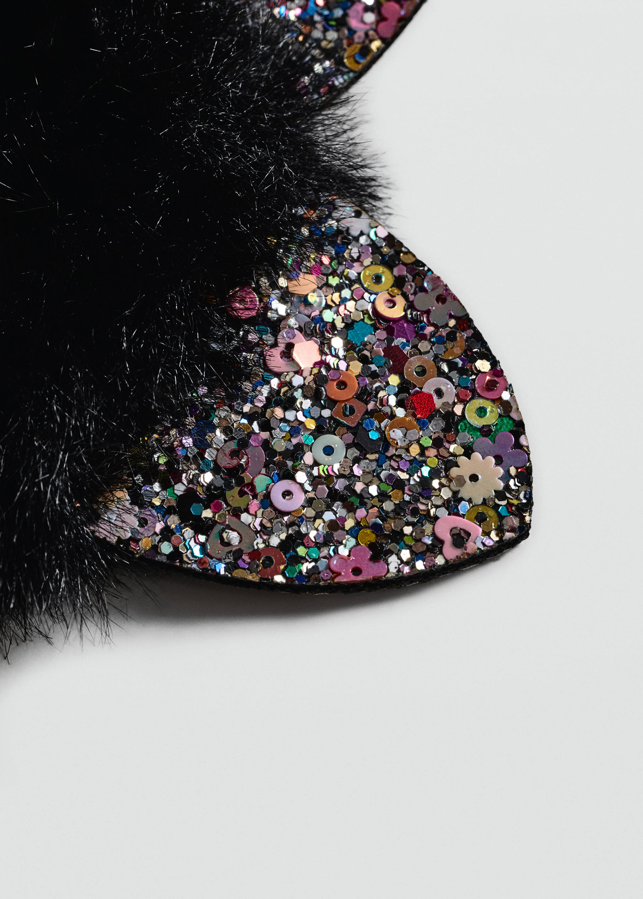 Glitter ear ties - Medium plane