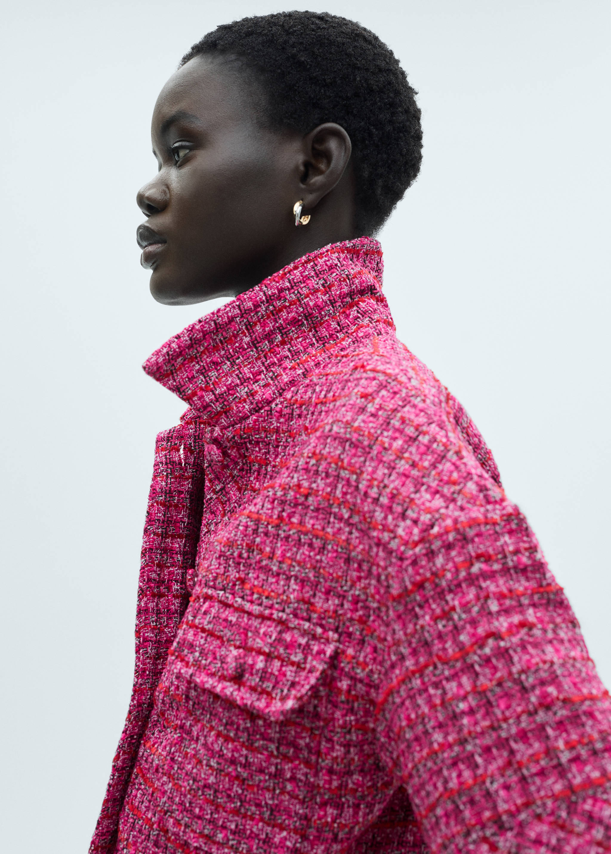 Chaqueta tweed manga corta - Detalle del artículo 1