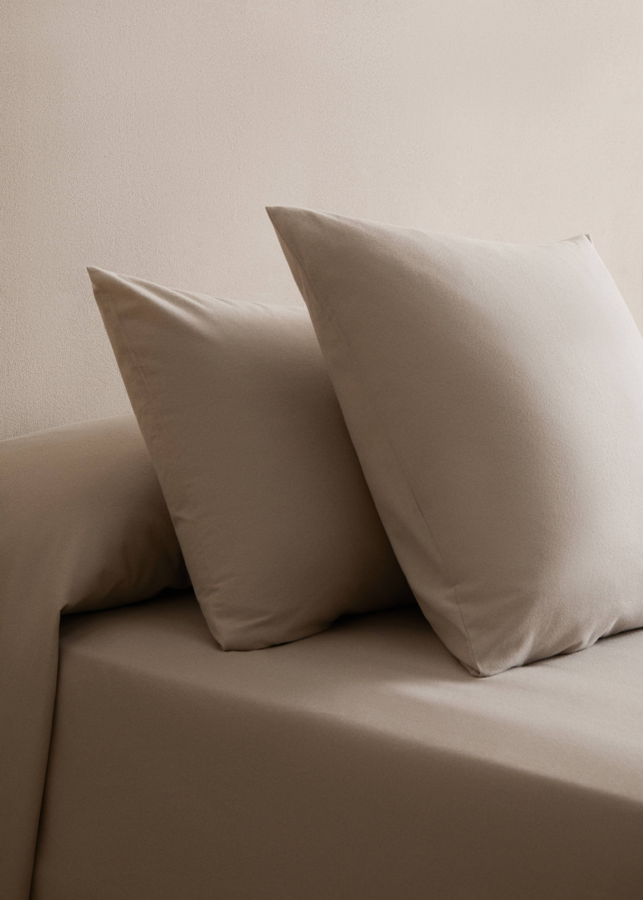 Plain flannel pillowcase 50x75cm - General plane