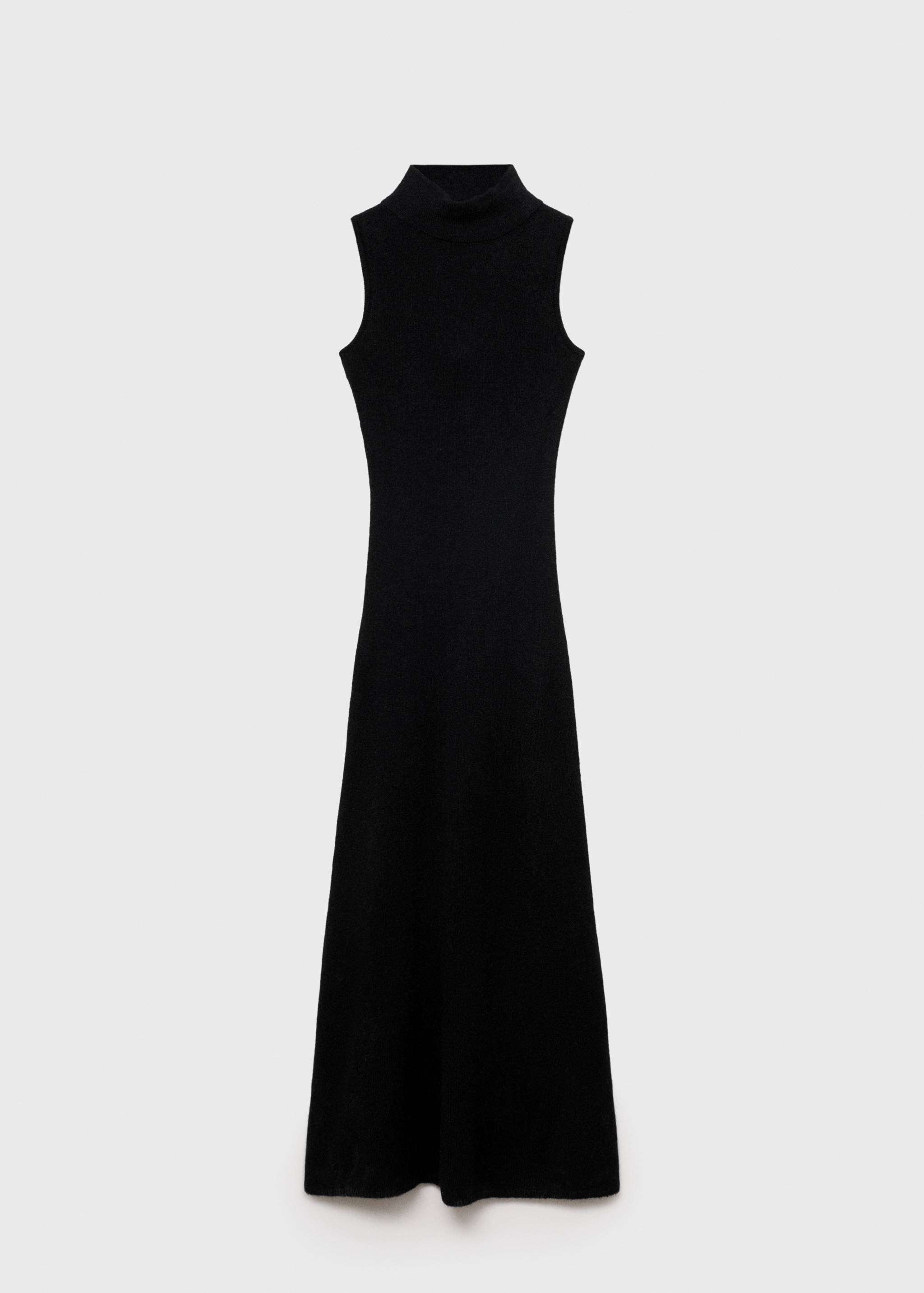 Open-back knitted dress - Article without model