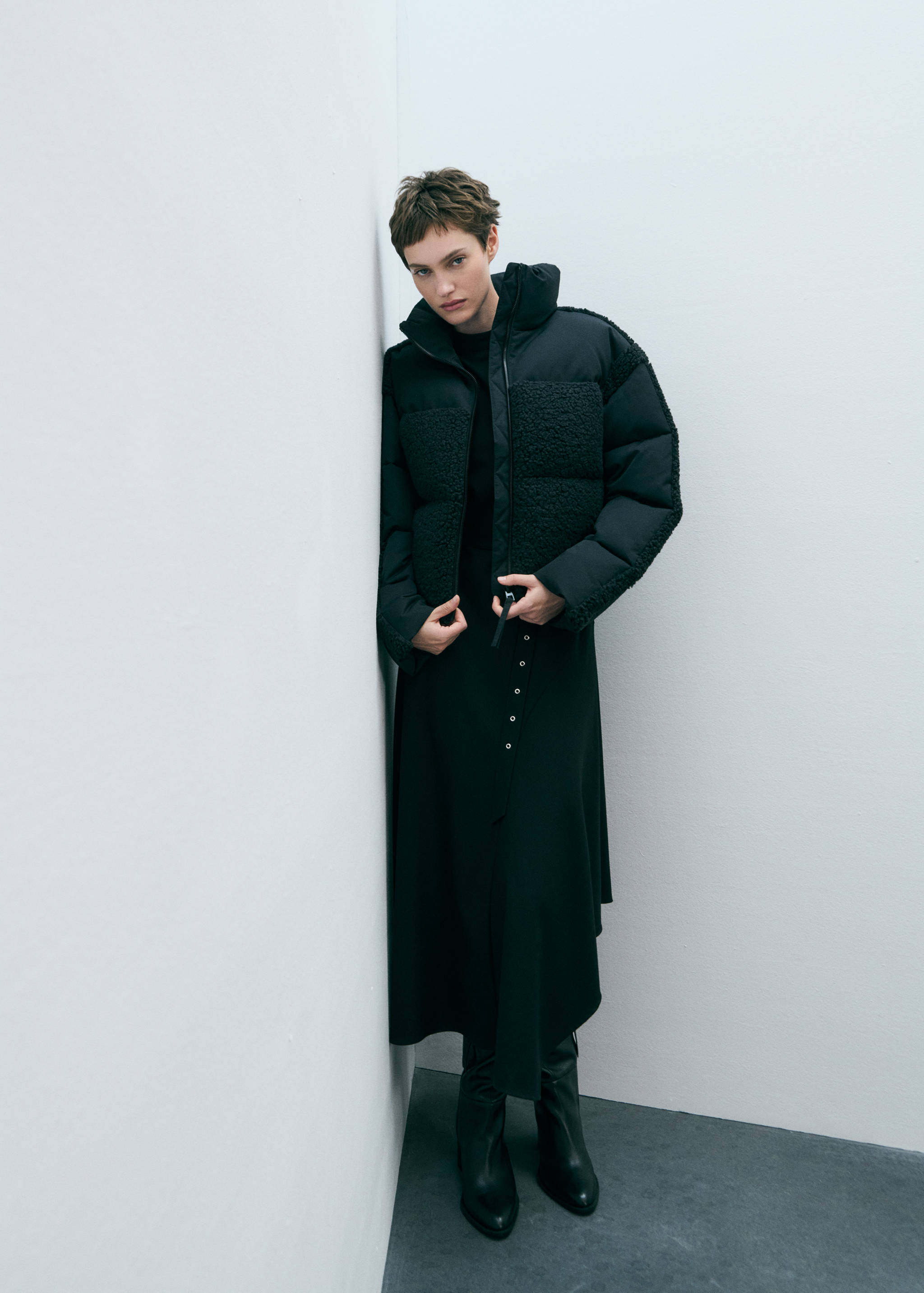 Ανοράκ καπιτονέ μπουκλέ τμήματα - Λεπτομέρεια του προϊόντος 6