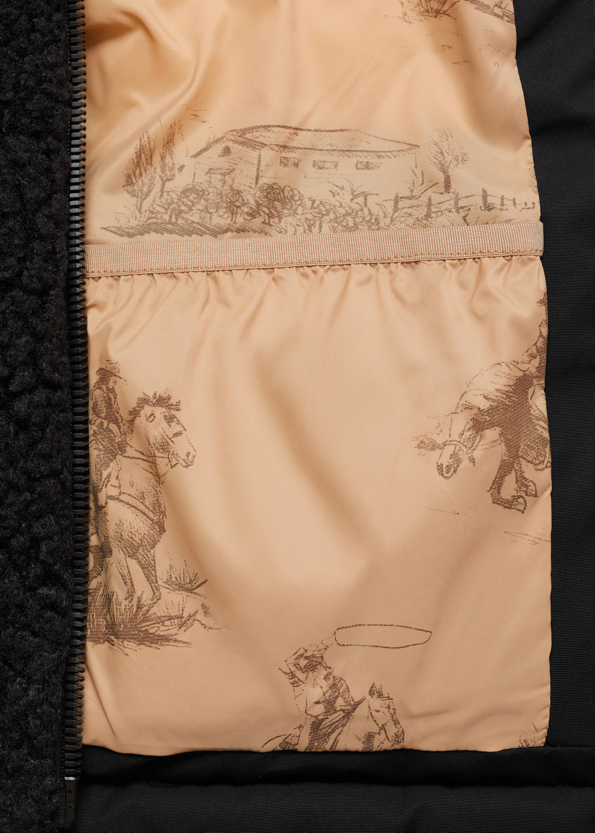 Ανοράκ καπιτονέ μπουκλέ τμήματα - Λεπτομέρεια του προϊόντος 0