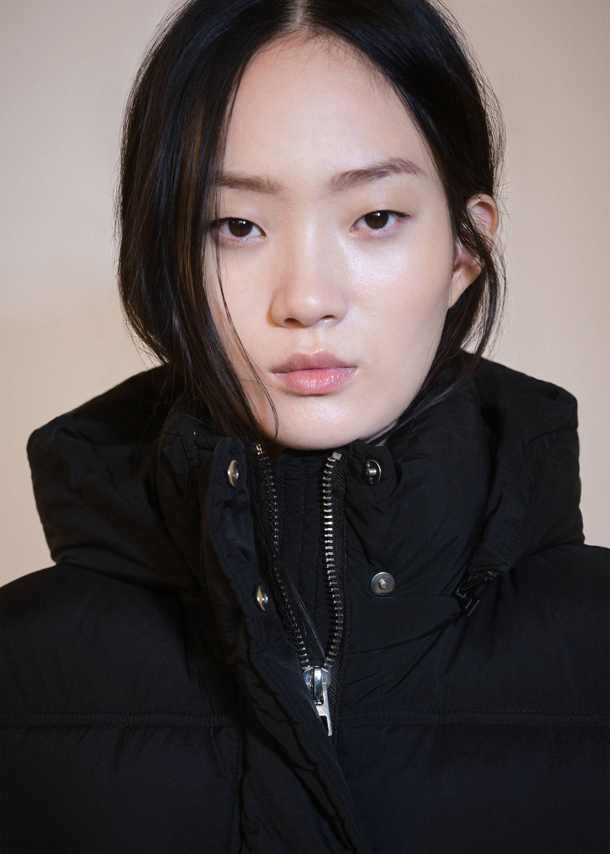 Quilted long coat - Details of the article 1