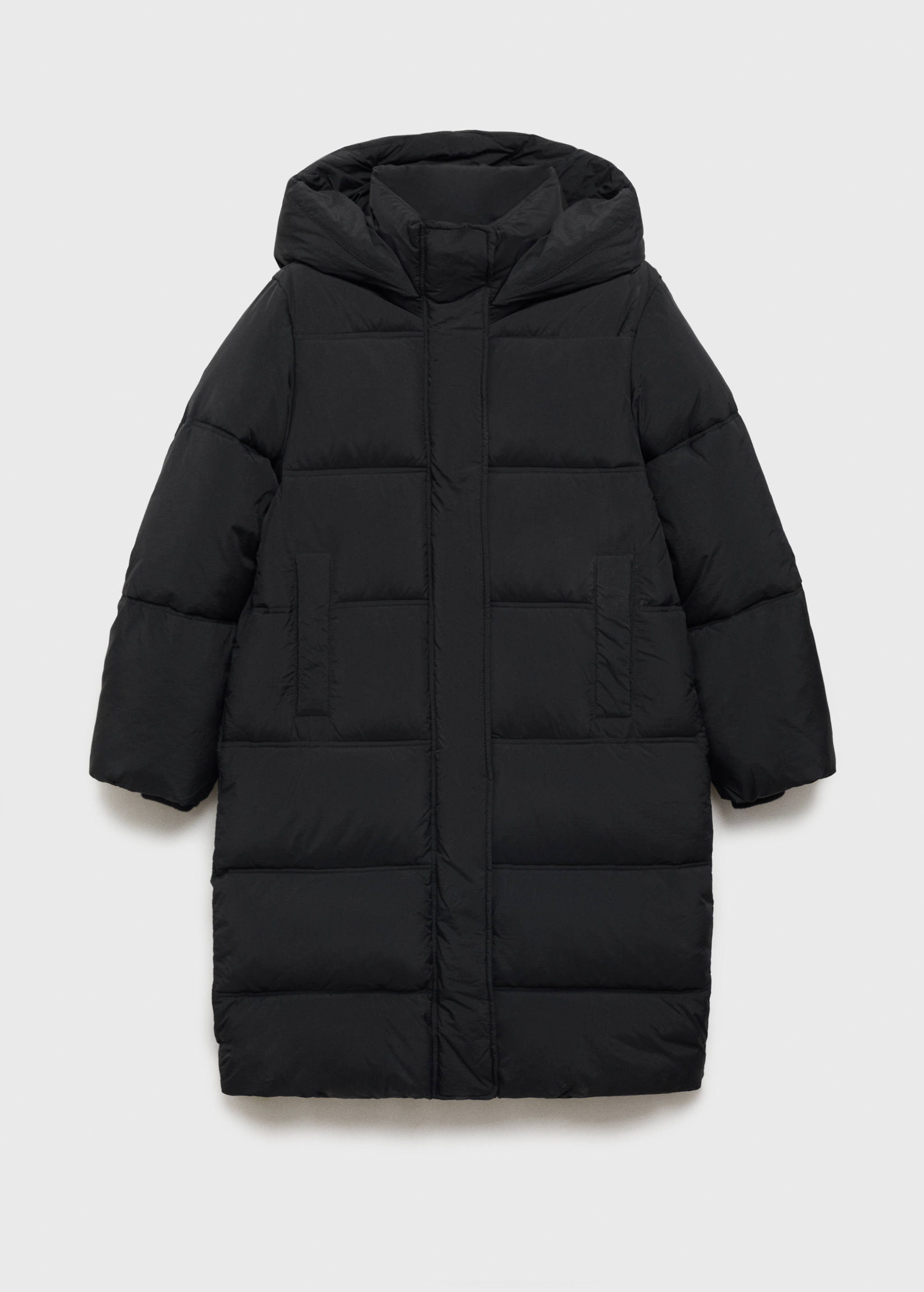 Quilted long coat - Article without model