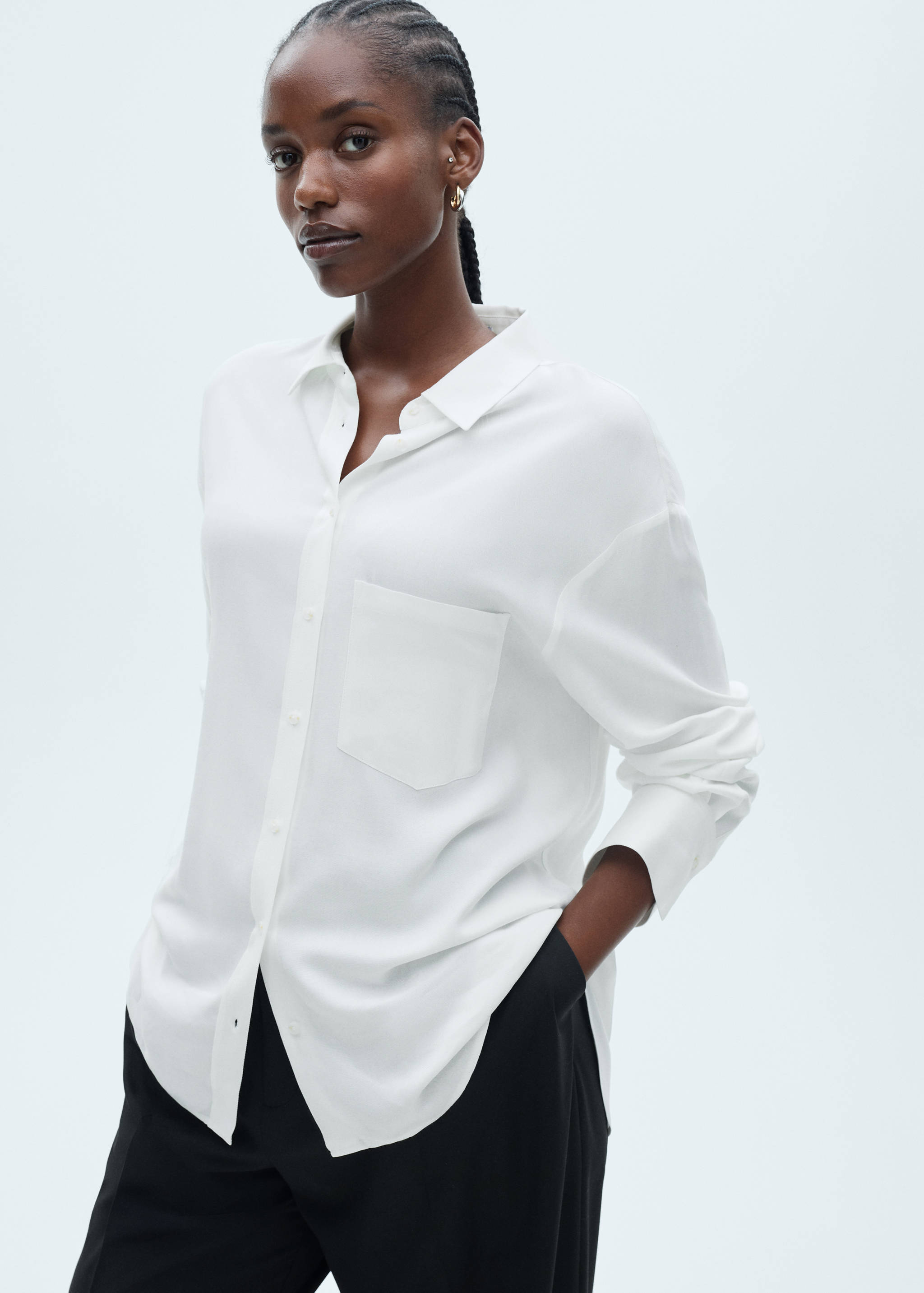 Camisa fluida botones - Detalle del artículo 5