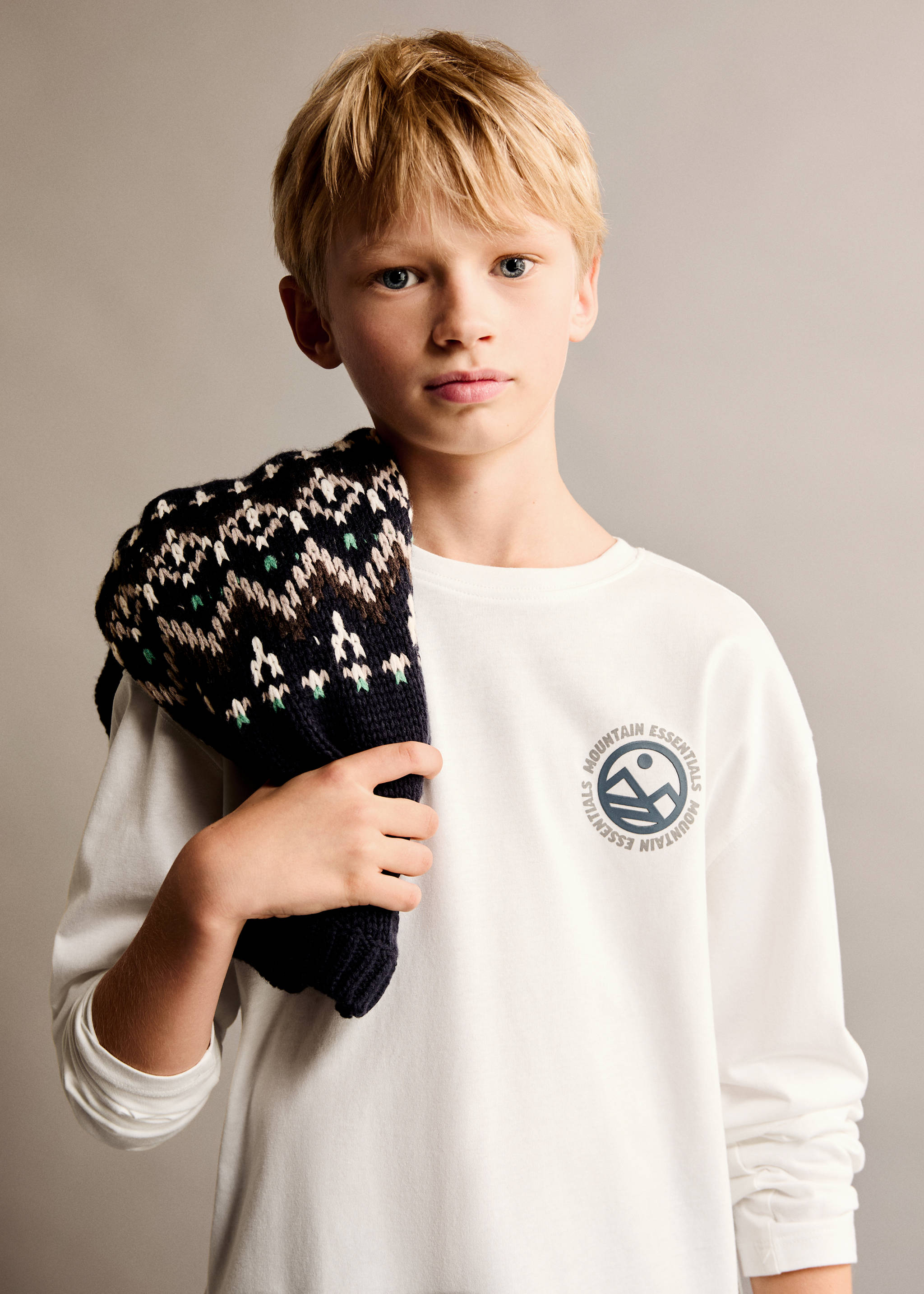 Samarreta barreja cotó estampada - Detall de l'article 1