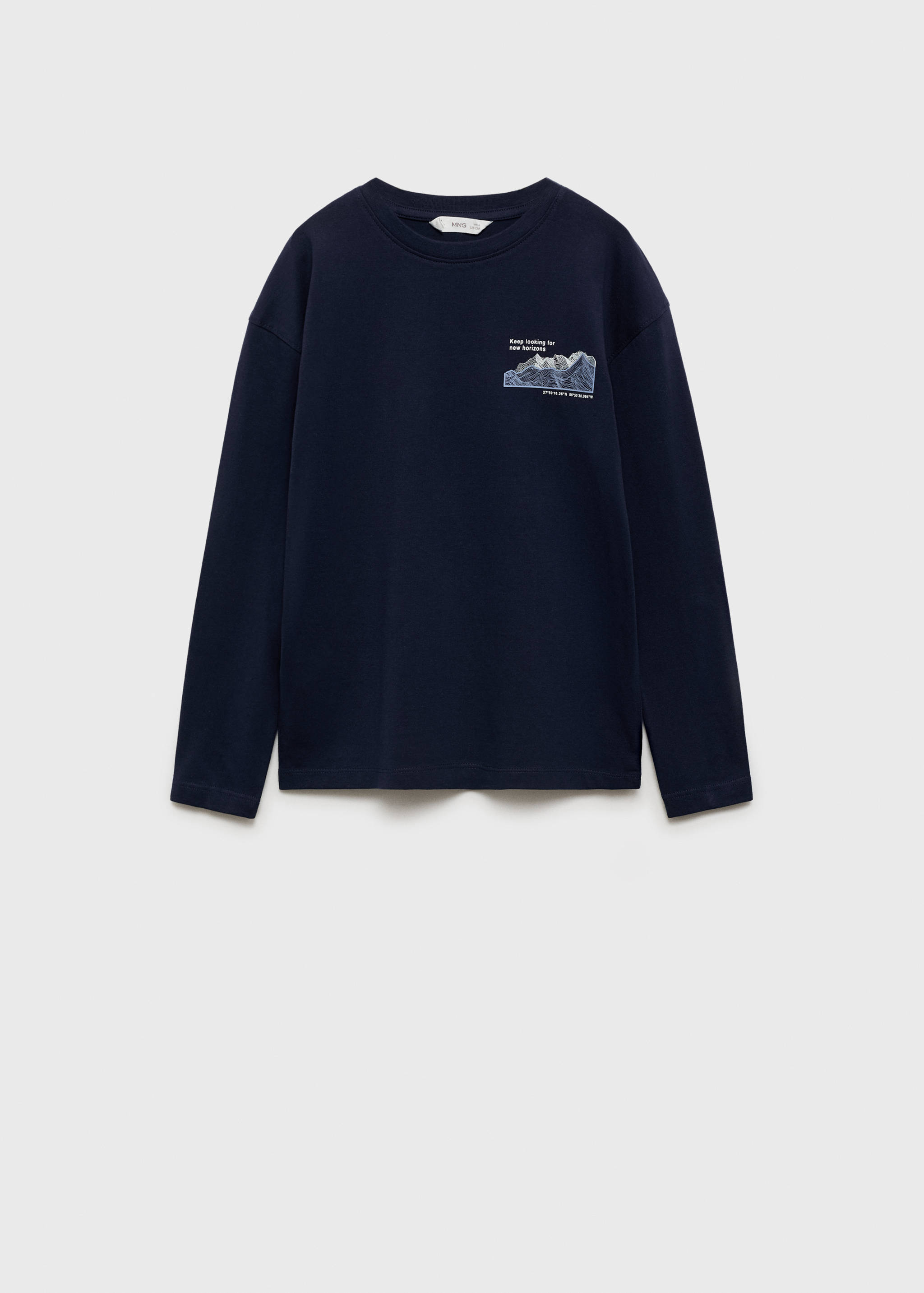 Camiseta manga larga estampada - Artículo sin modelo