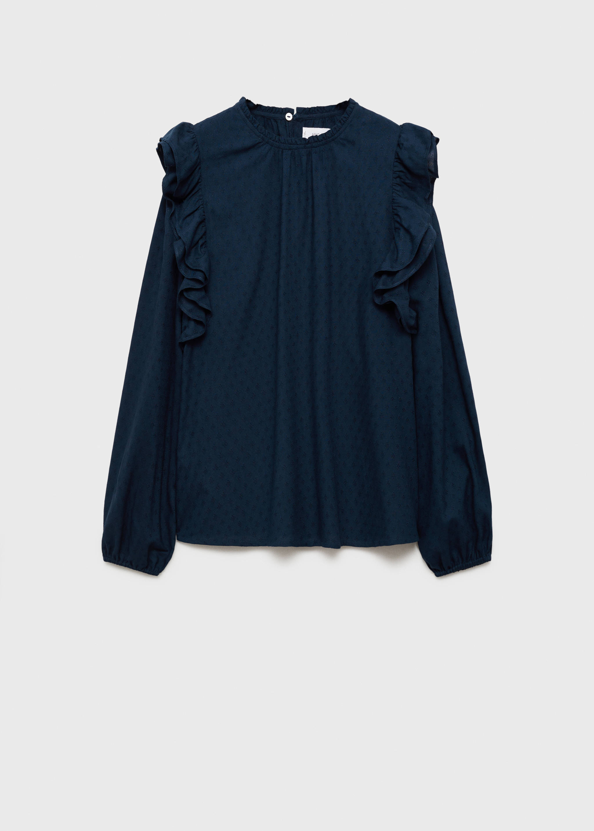 Frills embroidered shirt - Article without model