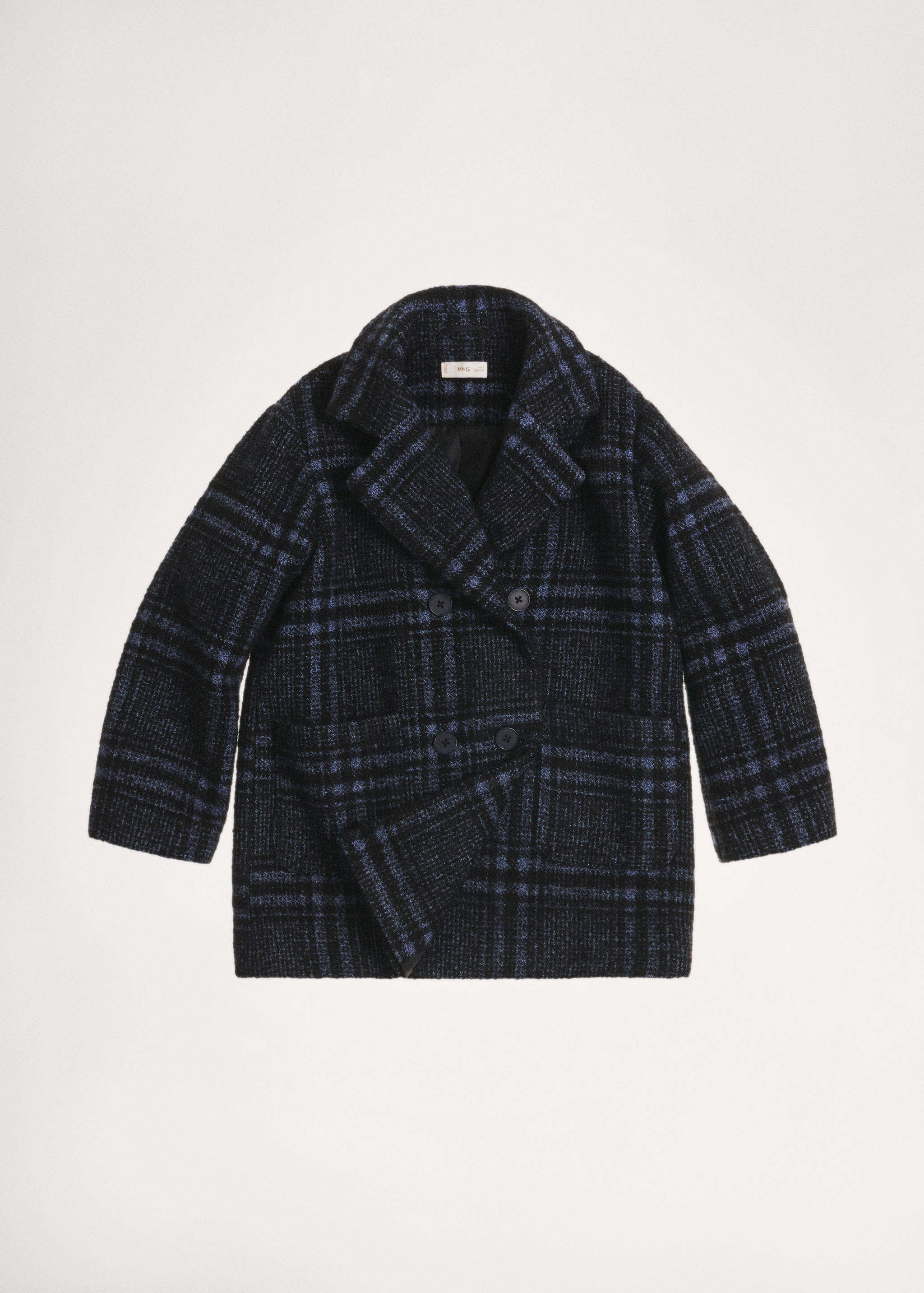 Checked wool-blend coat - Details of the article 6