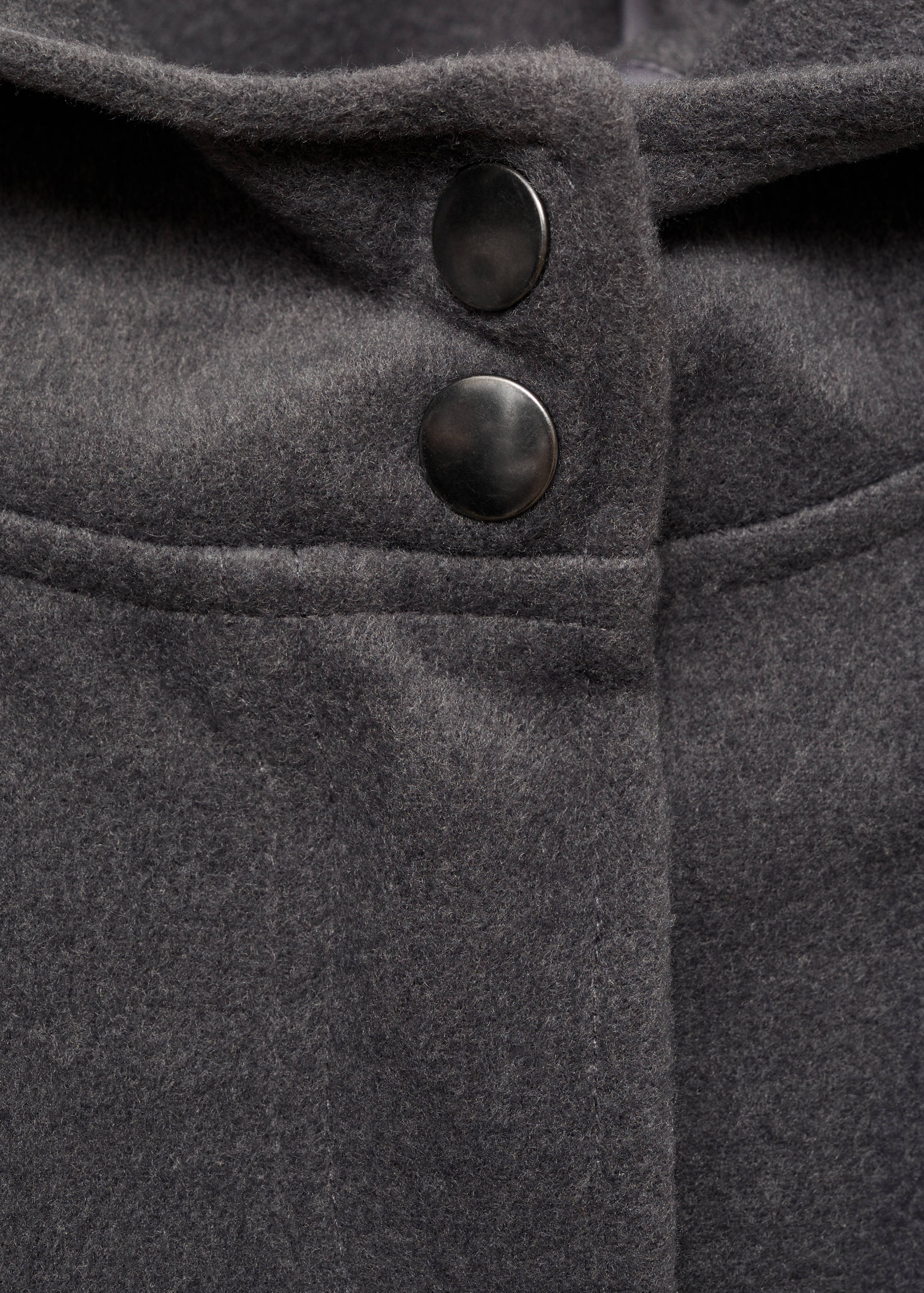 Cape jacket with buttons - Details of the article 0