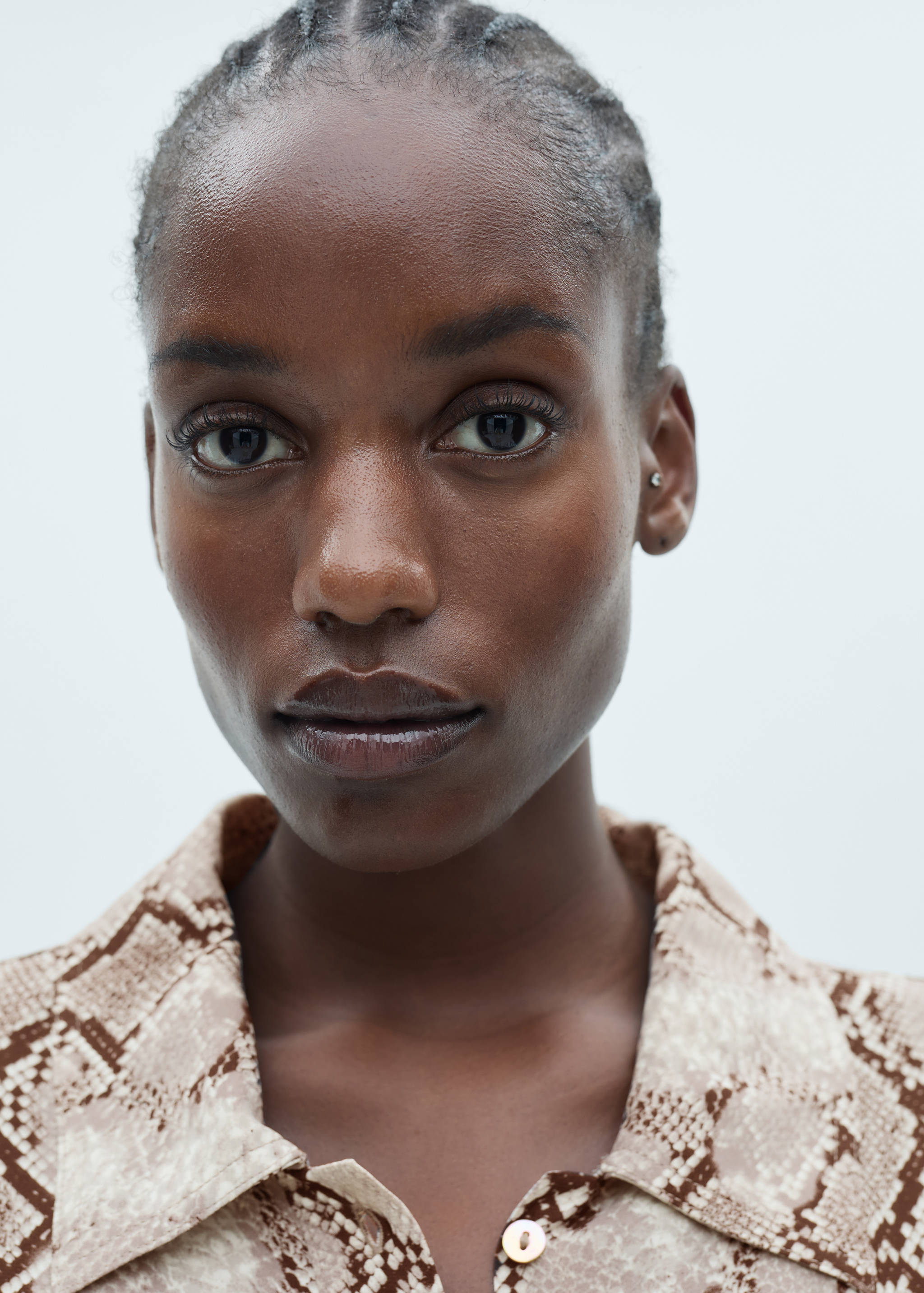 Robe chemisier en imprimé serpent - Détail de l'article 4