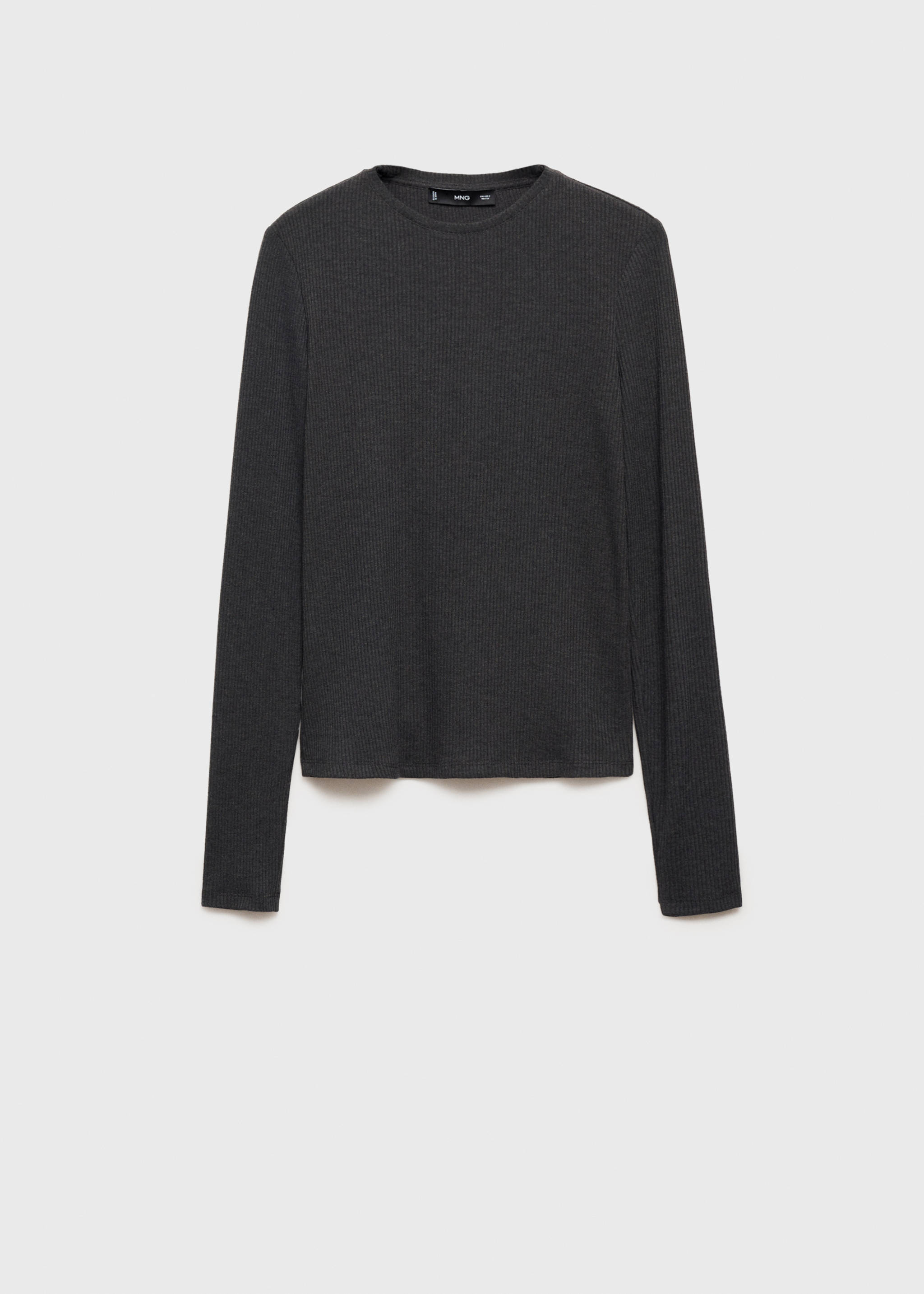 T-shirt maille côtelée - Article sans modèle