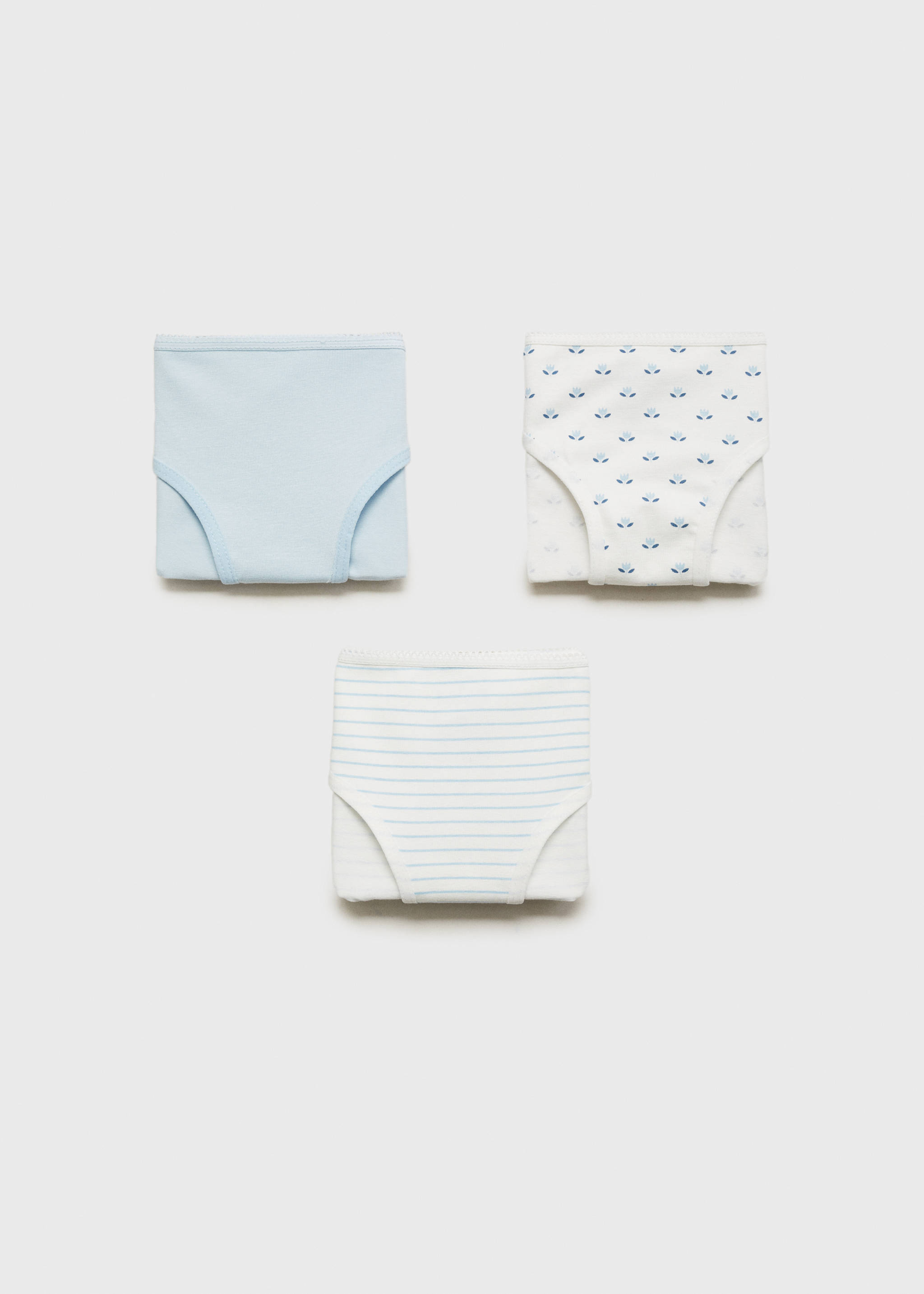 3 pack of printed cotton panties - Article without model