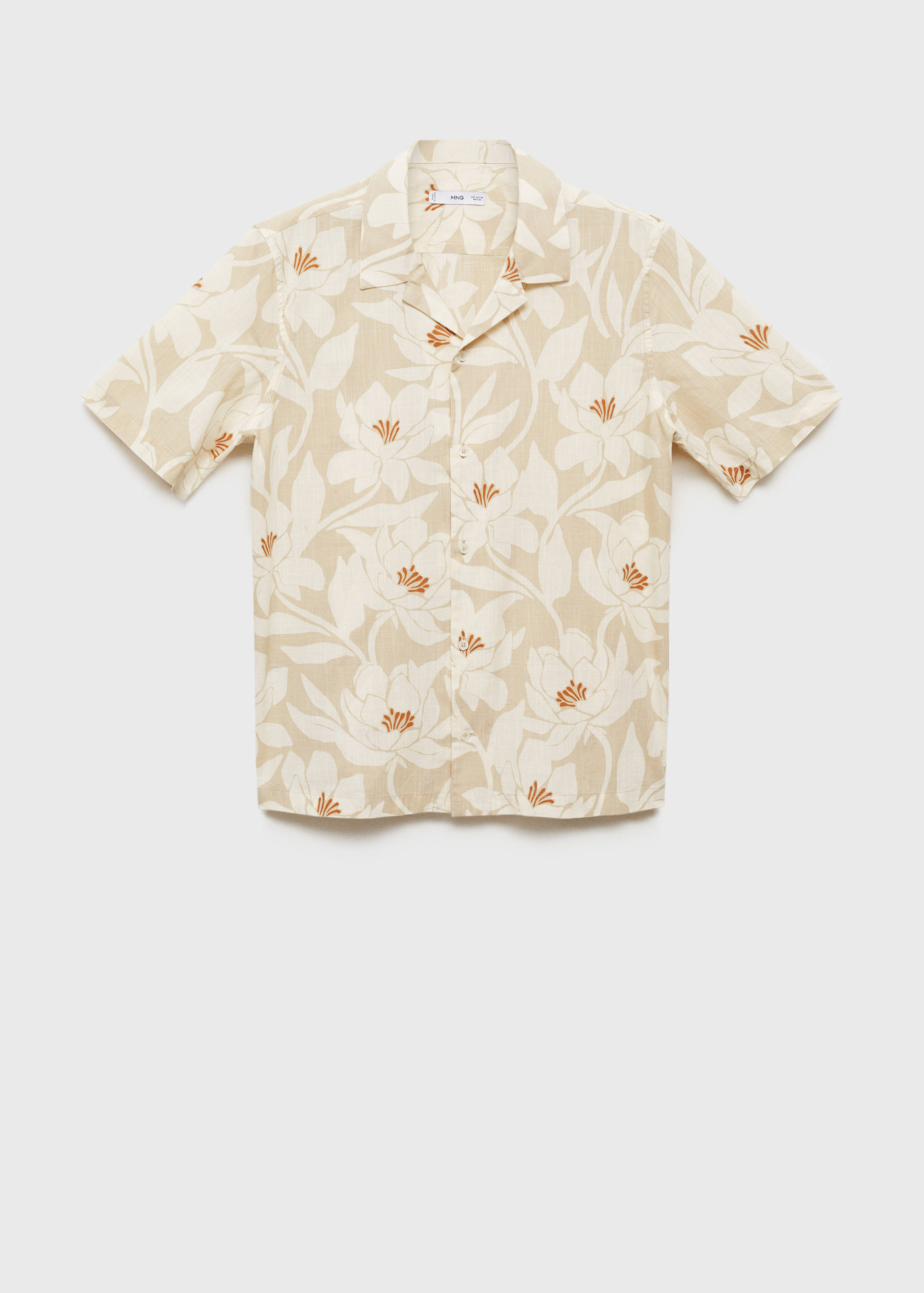 Camisa 100% algodón estampado hawaiano - Artículo sin modelo