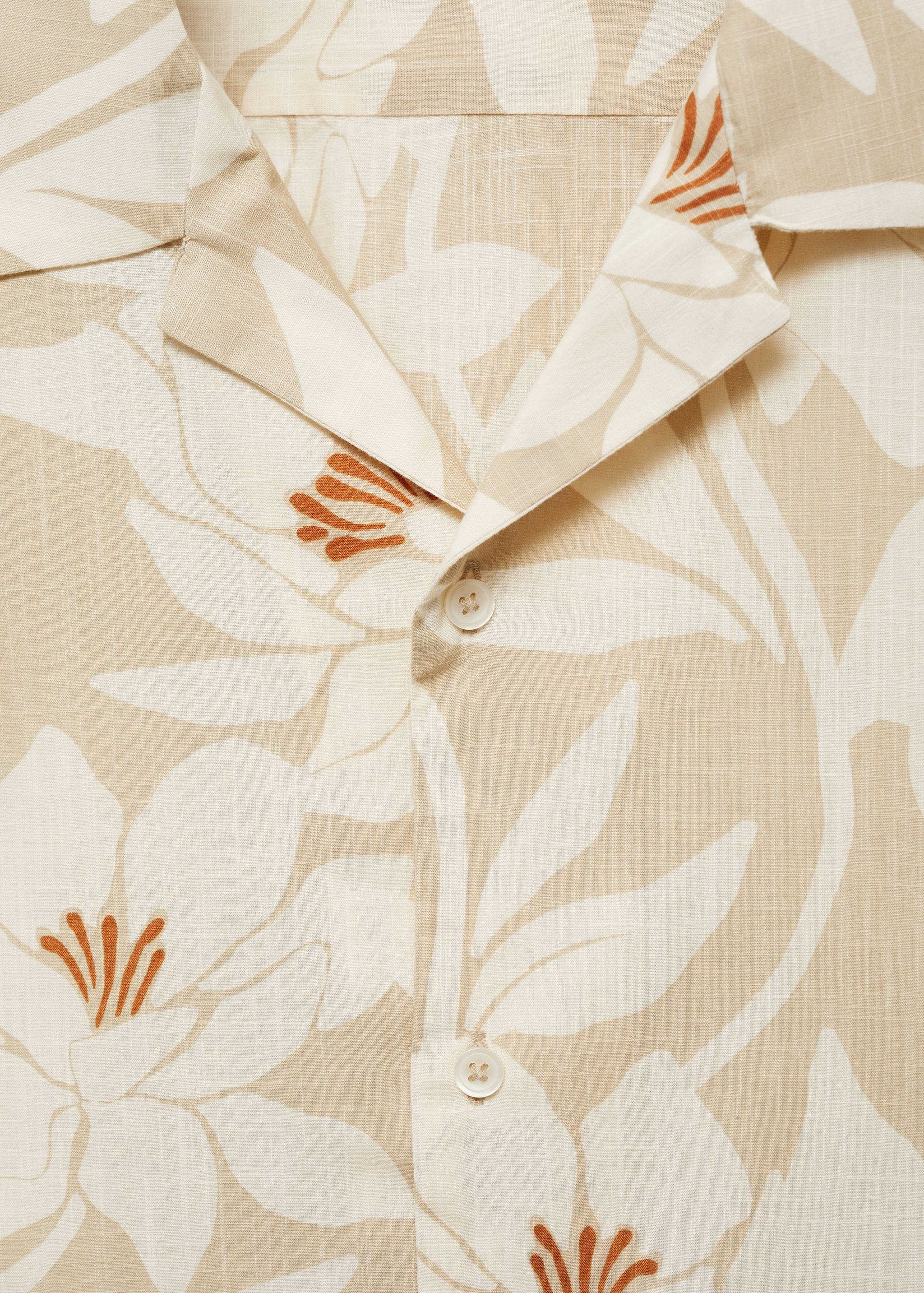 Camisa 100% algodón estampado hawaiano - Detalle del artículo 8