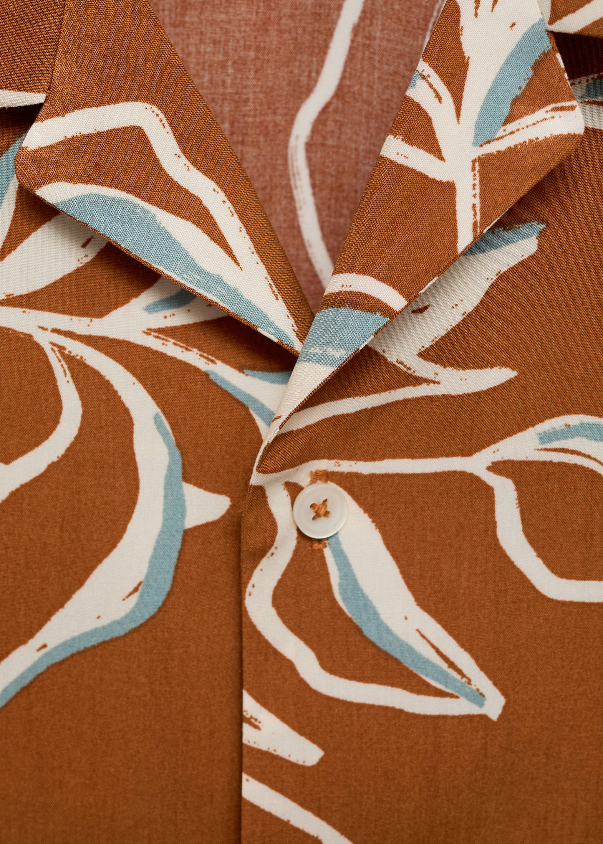 Regular-fit Hawaiian-print shirt - Details of the article 8