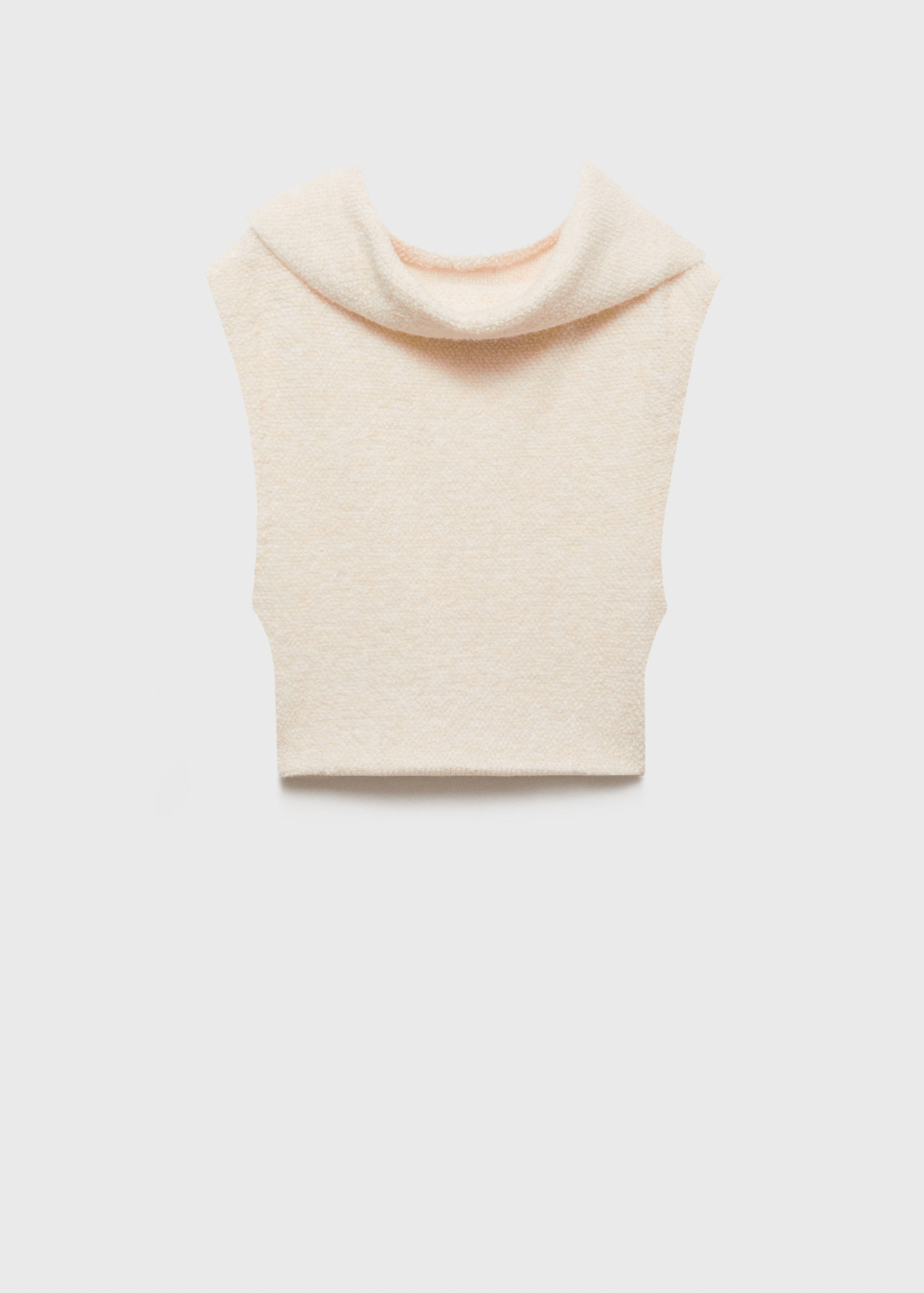Turtleneck knit top - Article without model
