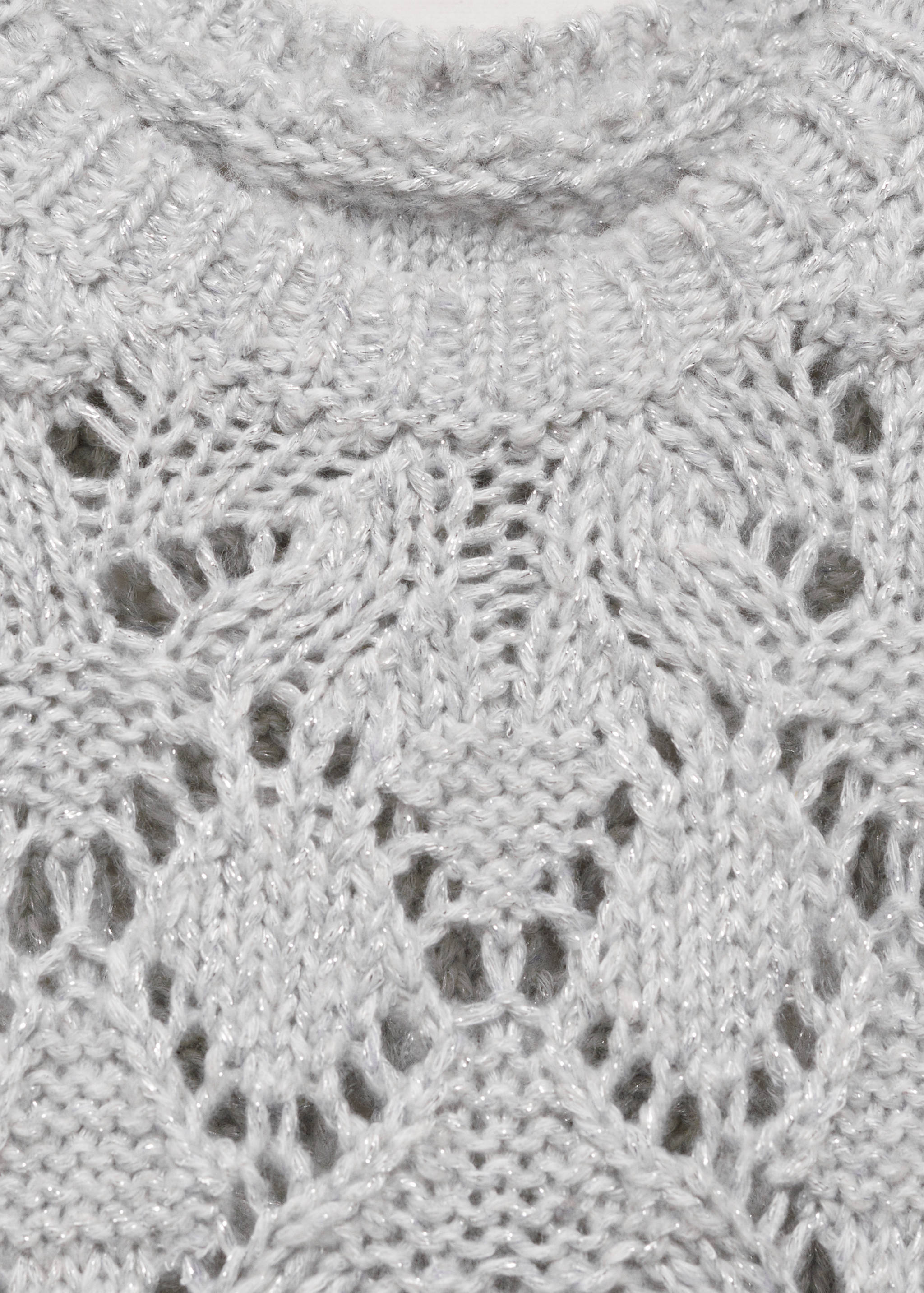 Shiny knitted waistcoat - Details of the article 8