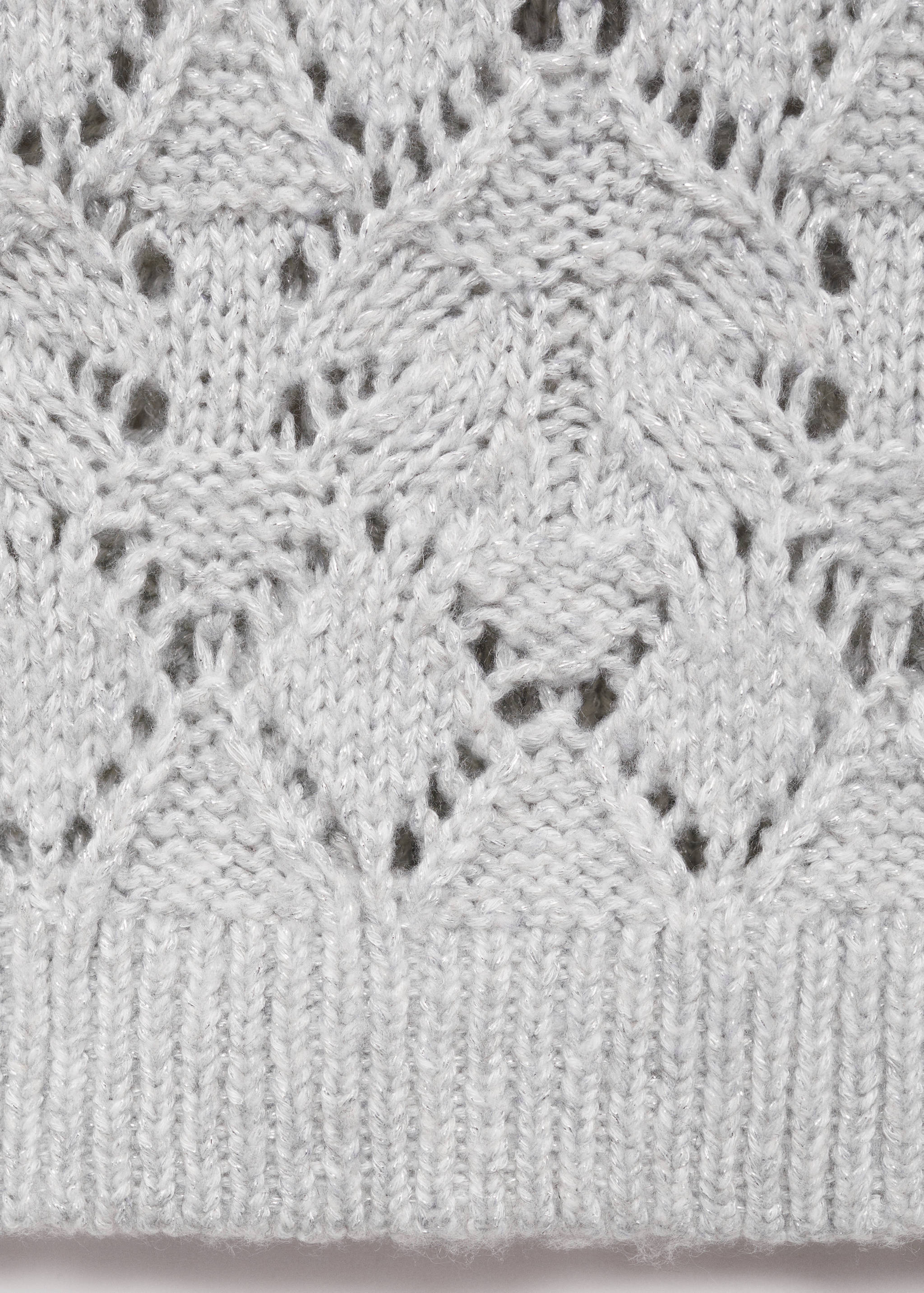 Shiny knitted waistcoat - Details of the article 0