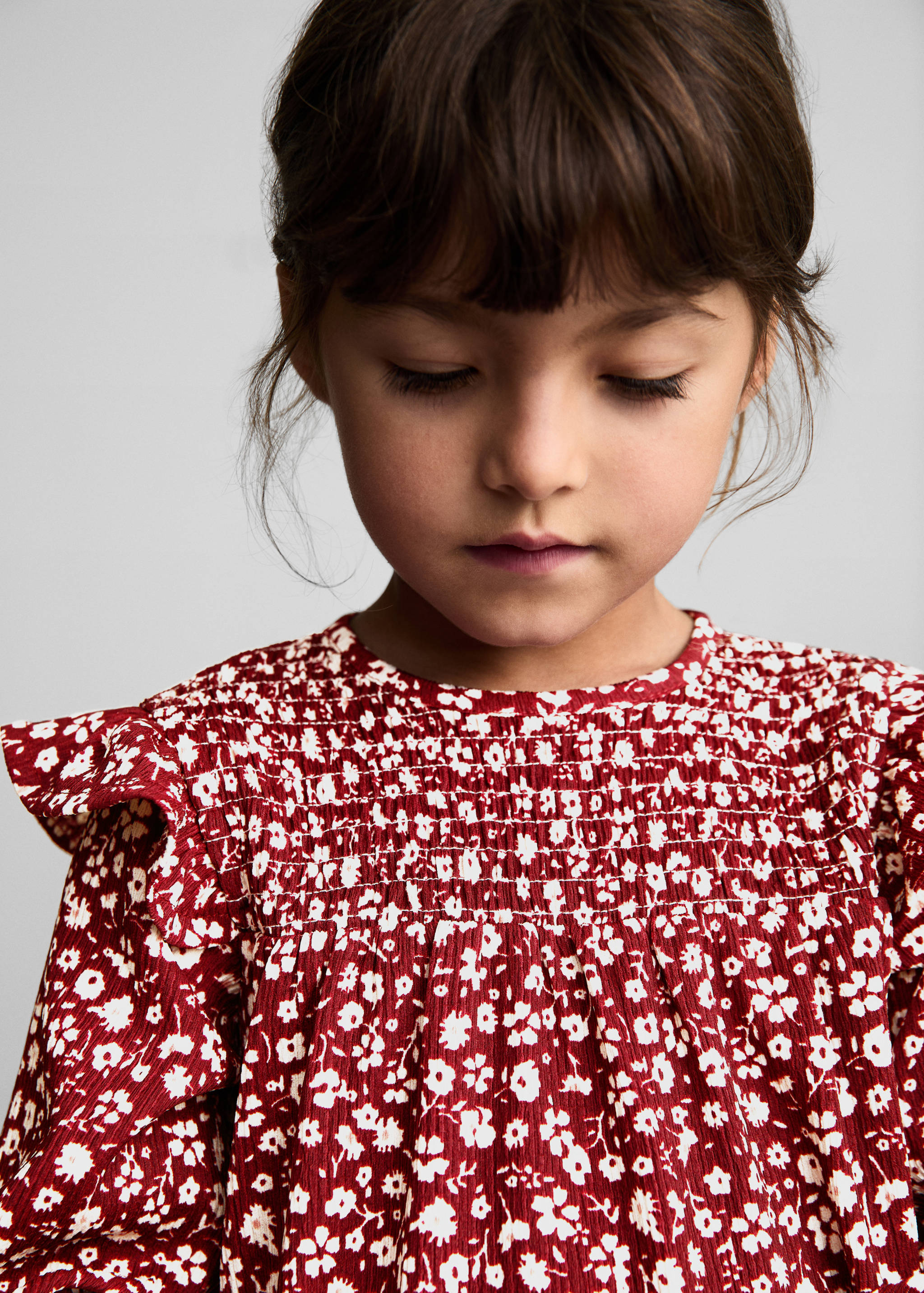 Robe à fleurs volantée - Détail de l'article 1