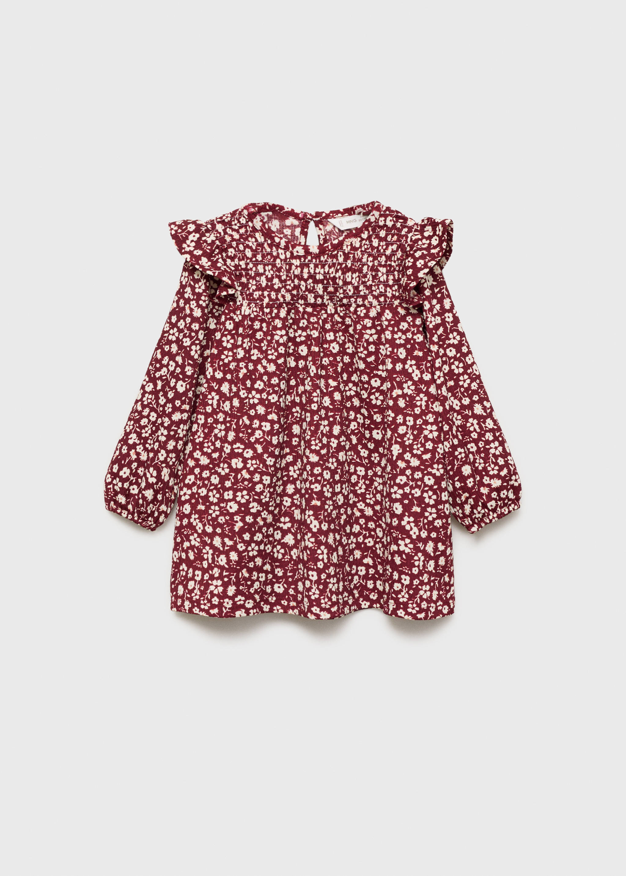 Robe à fleurs volantée - Article sans modèle