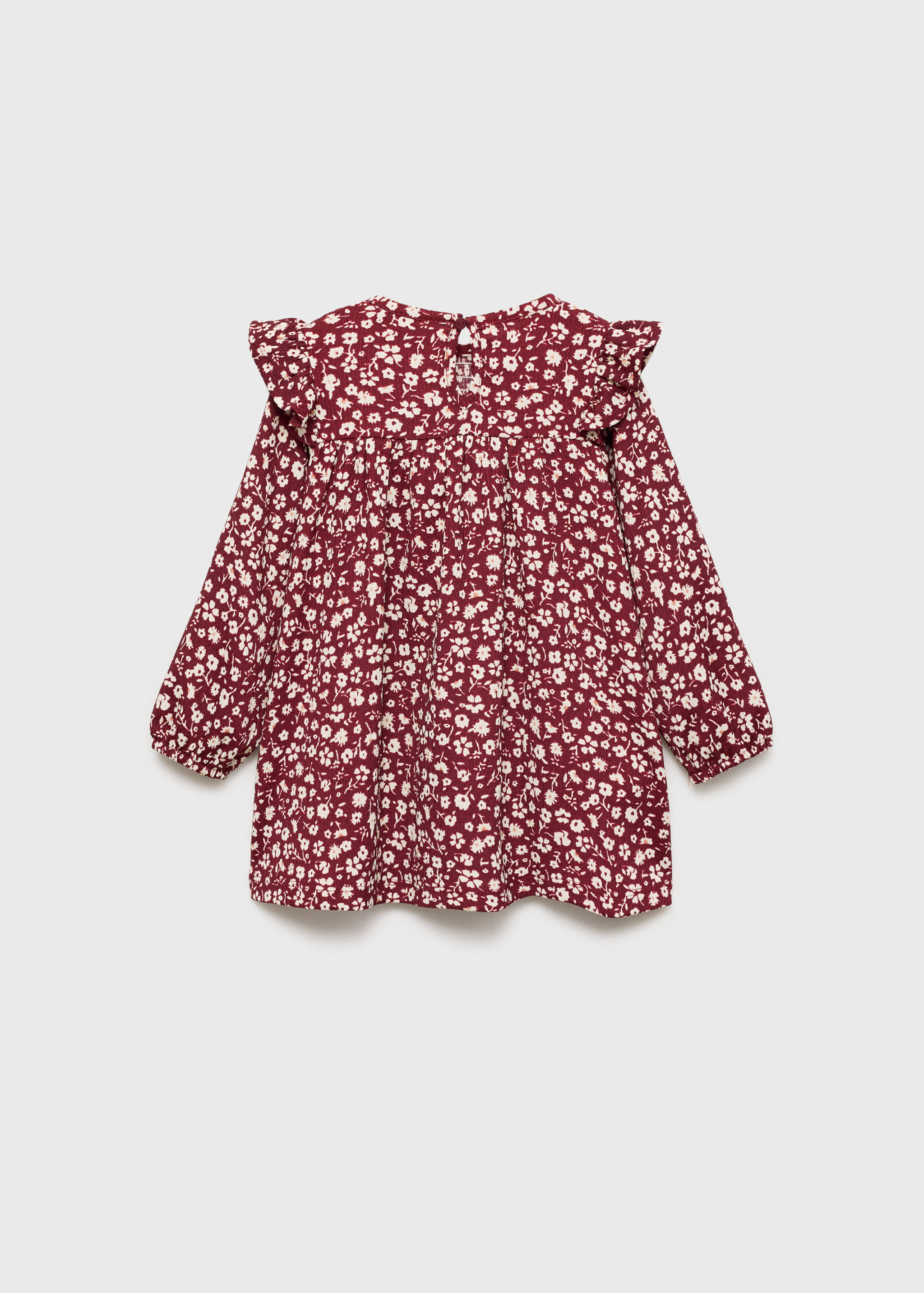 Robe à fleurs volantée - Verso de l’article