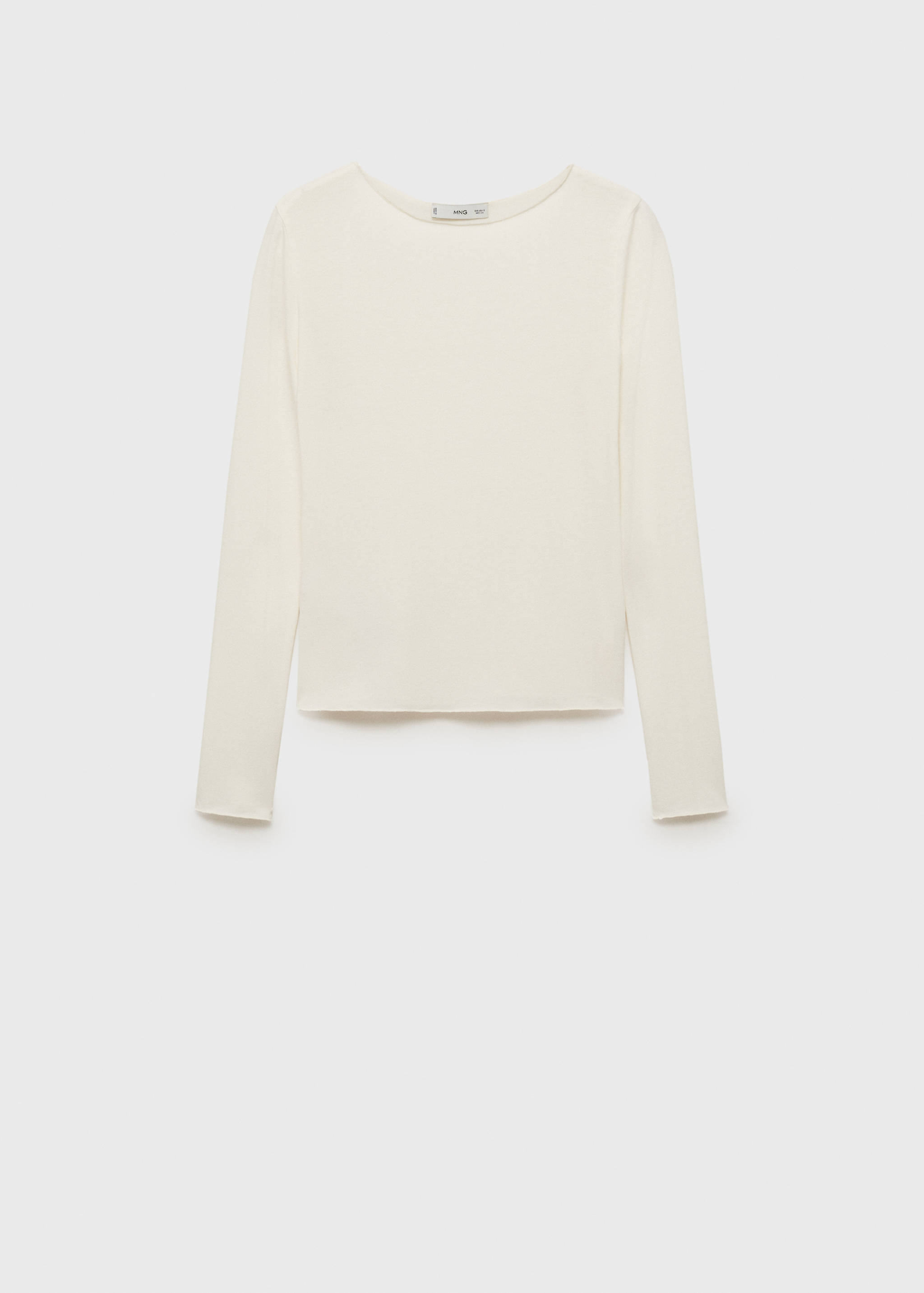 T-shirt col bateau manches longues - Article sans modèle