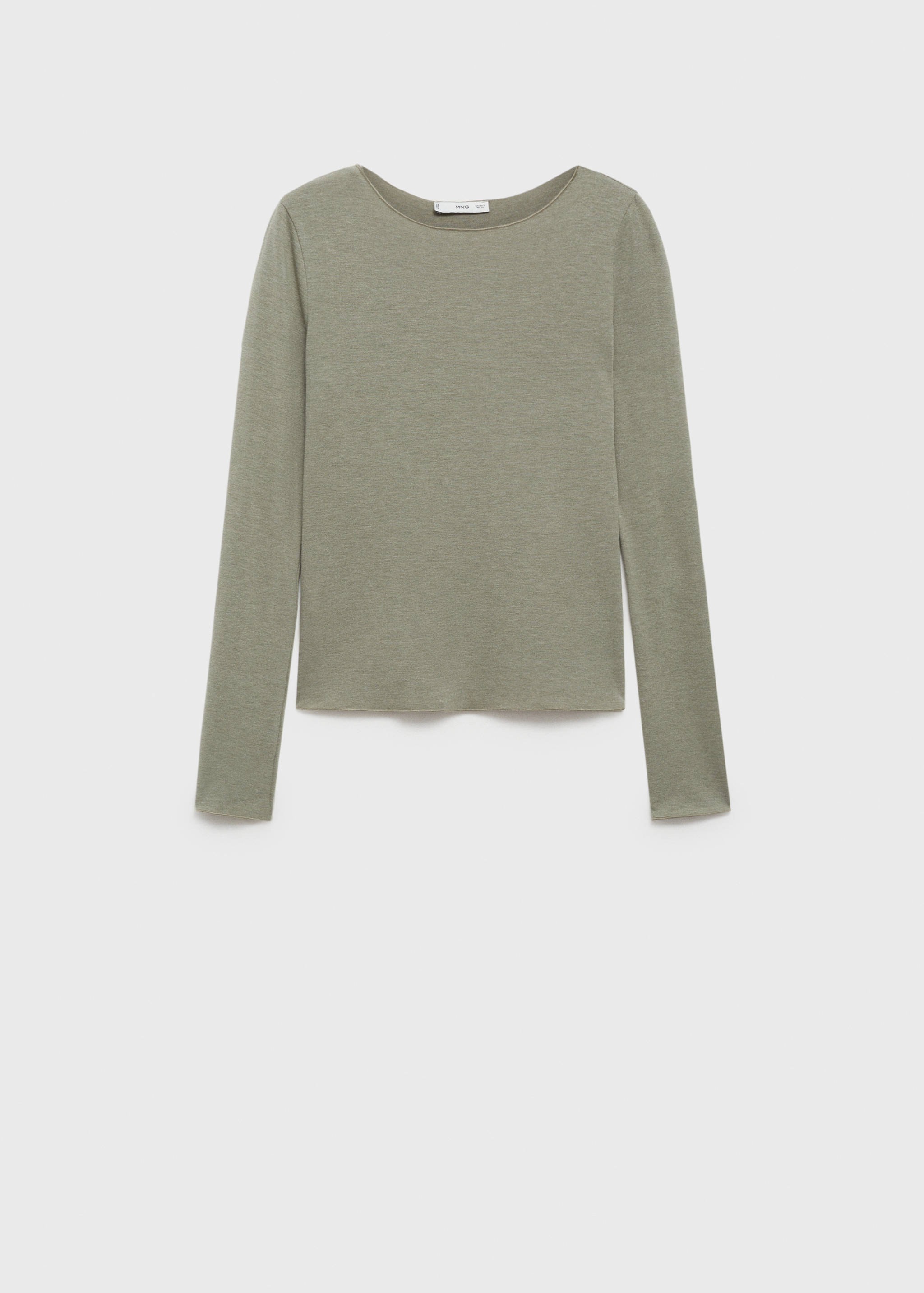 T-shirt col bateau manches longues - Article sans modèle