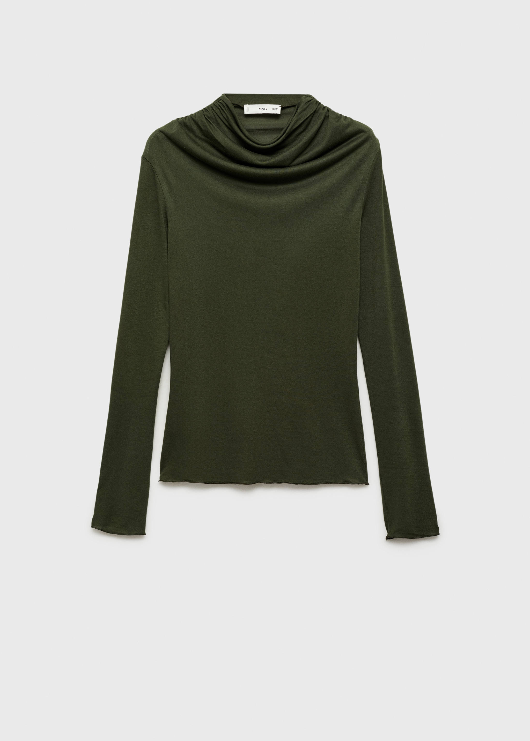 Round-neck long-sleeved t-shirt - Article without model