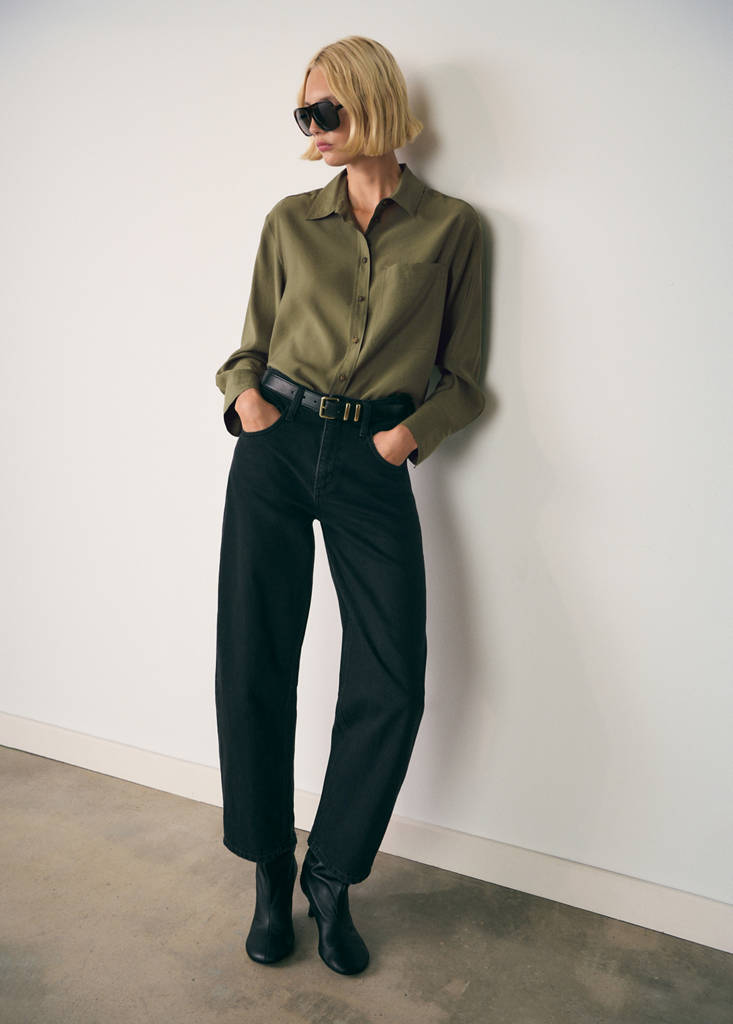 Pocket modal shirt