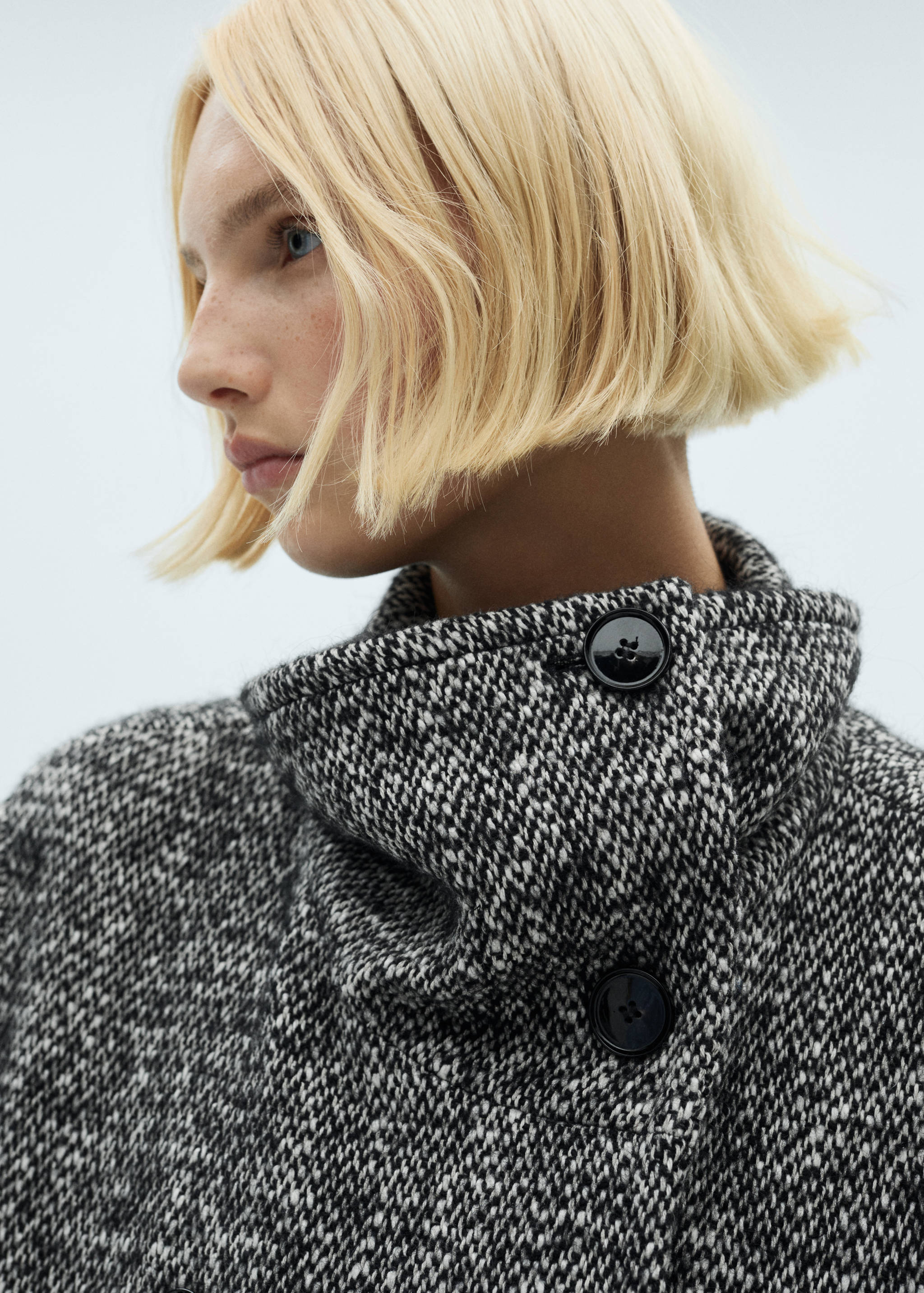 Manteau chiné double boutonnage - Détail de l'article 1