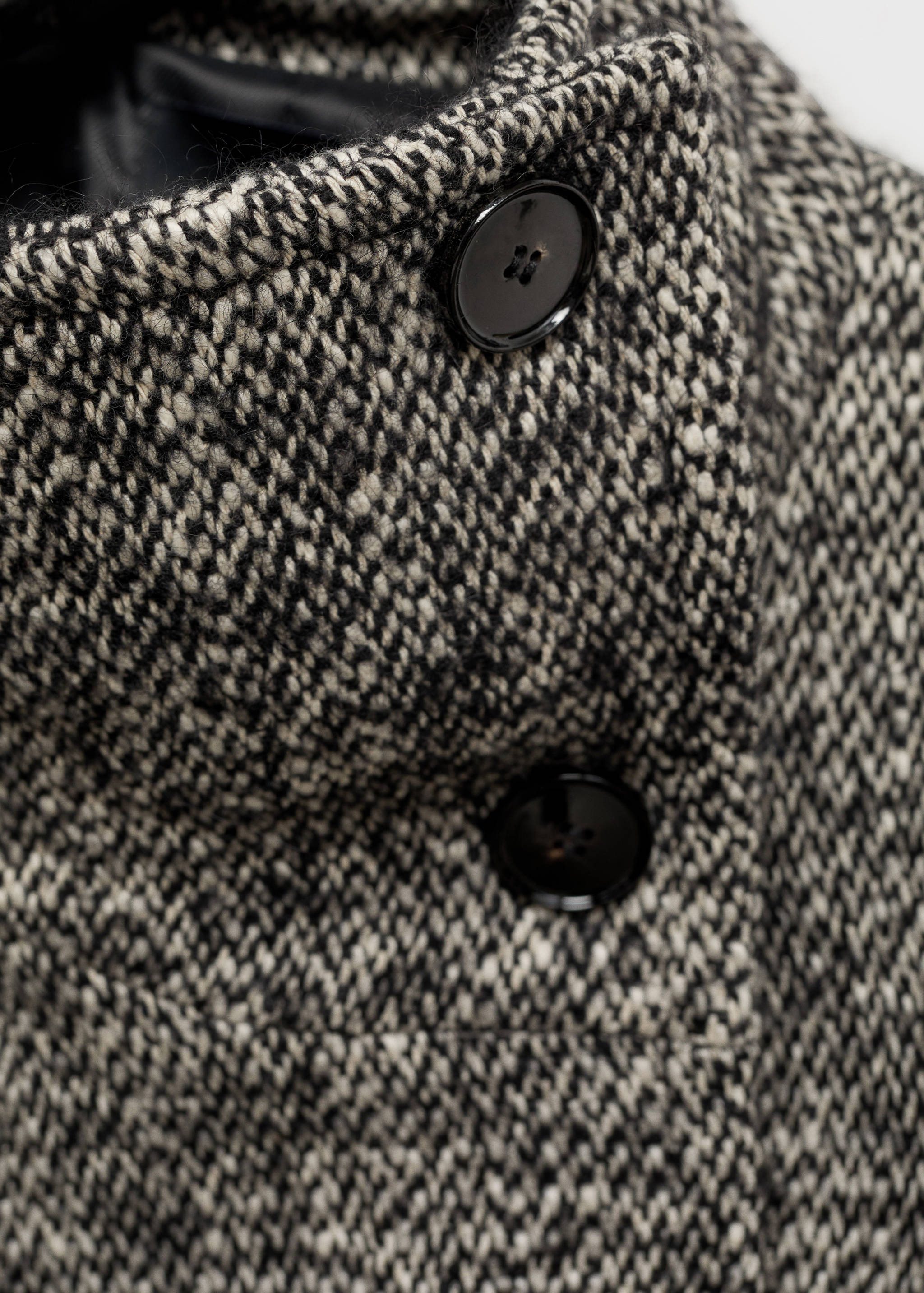 Manteau chiné double boutonnage - Détail de l'article 8
