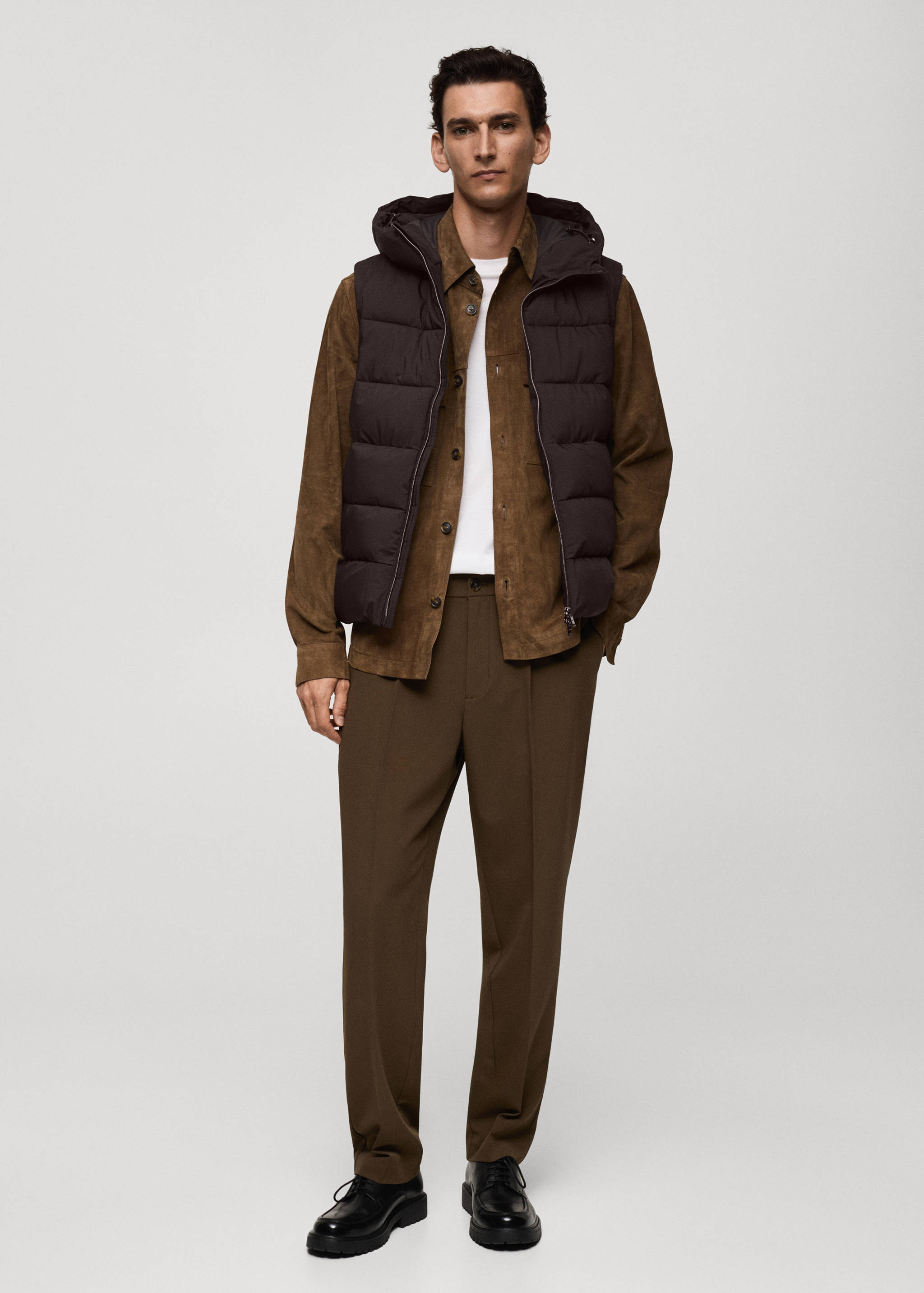 Gilet matelassé résistant à l’eau - Plan général