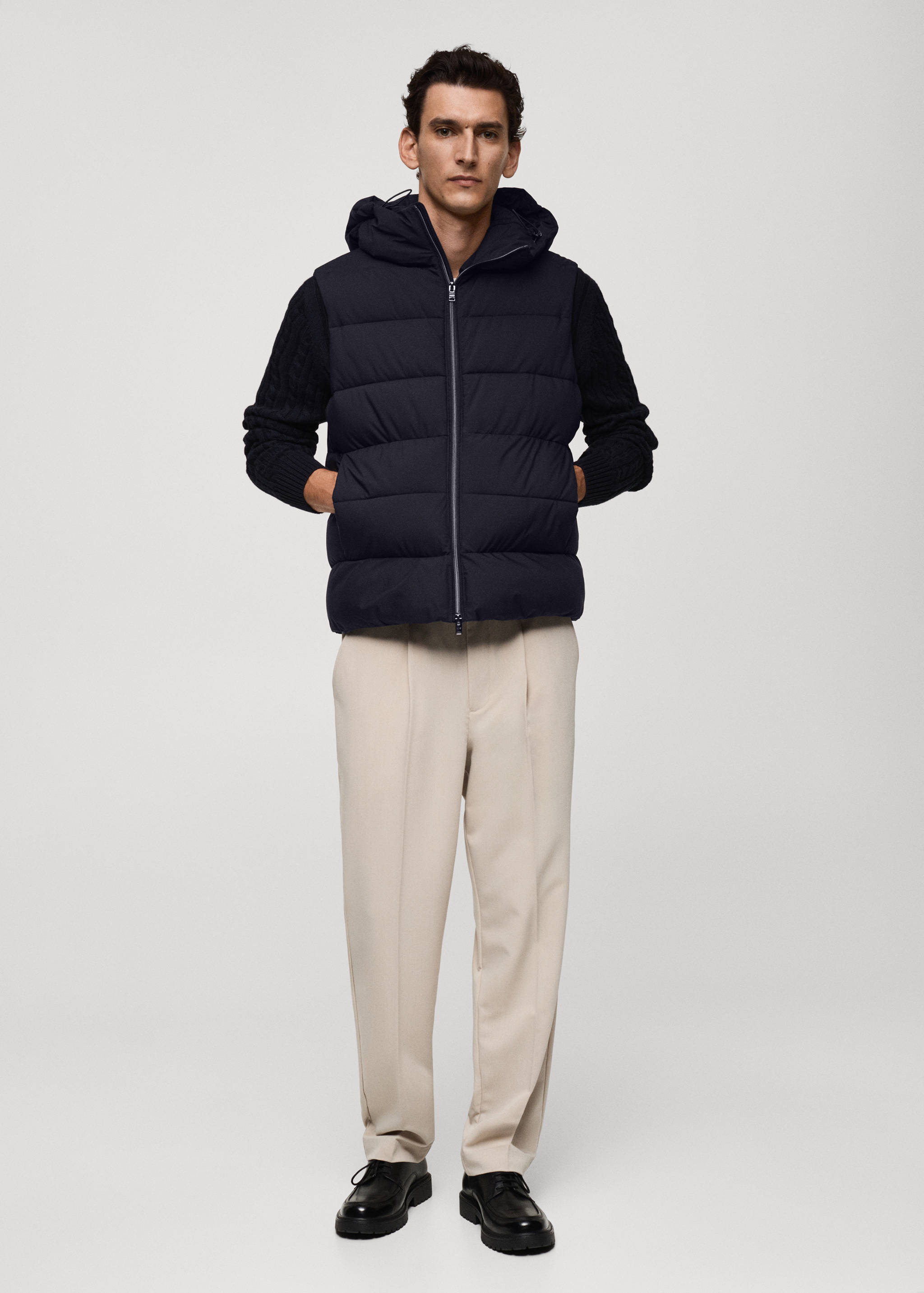 Gilet matelassé résistant à l’eau - Plan général