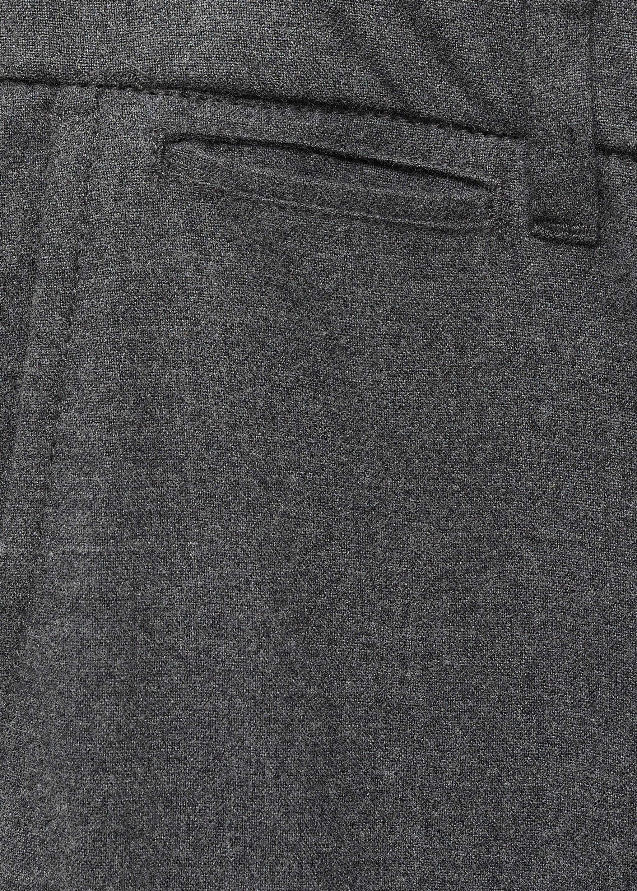 Slim-fit cotton trousers - Details of the article 0