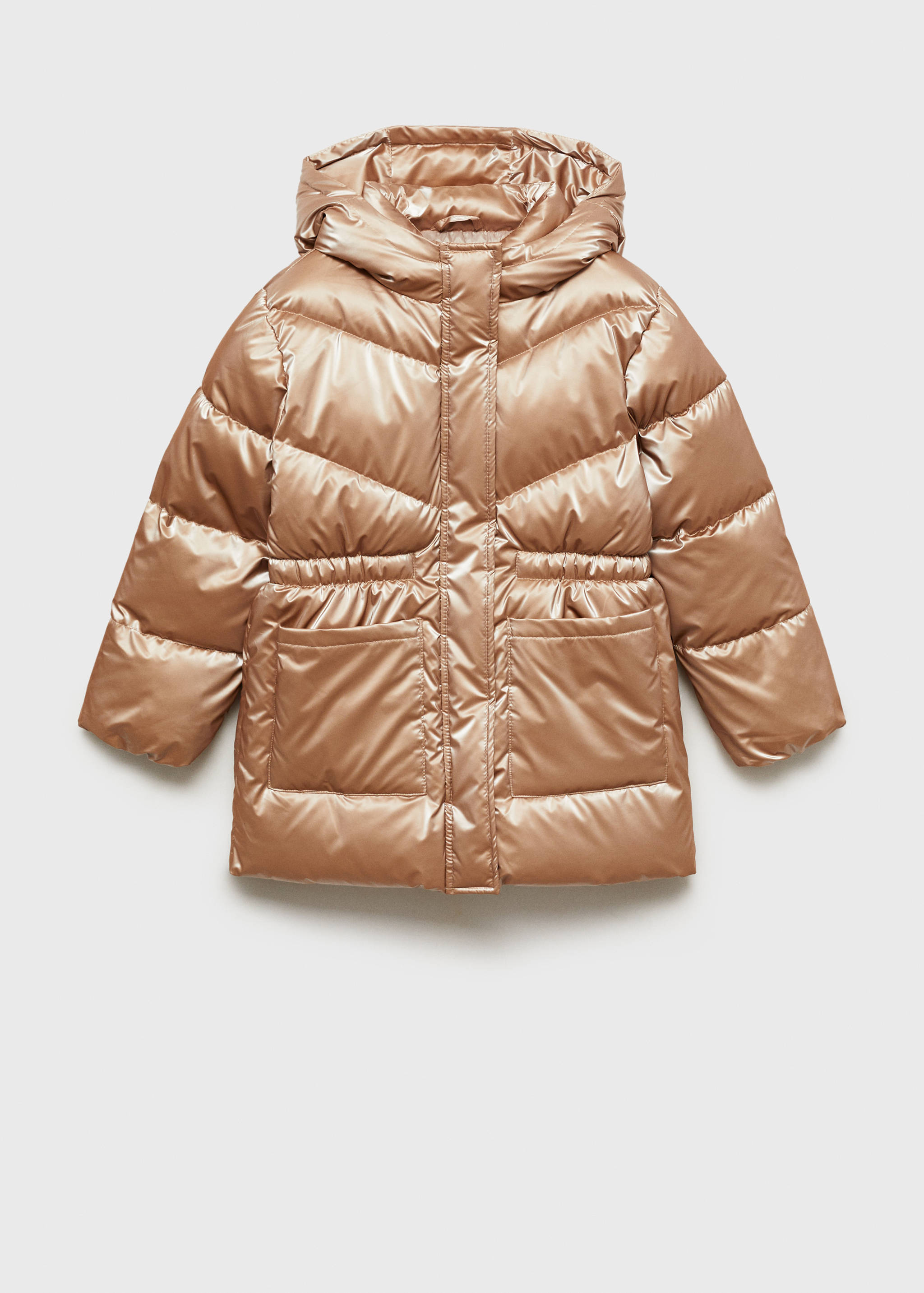 Metallic puffer jacket - Article without model