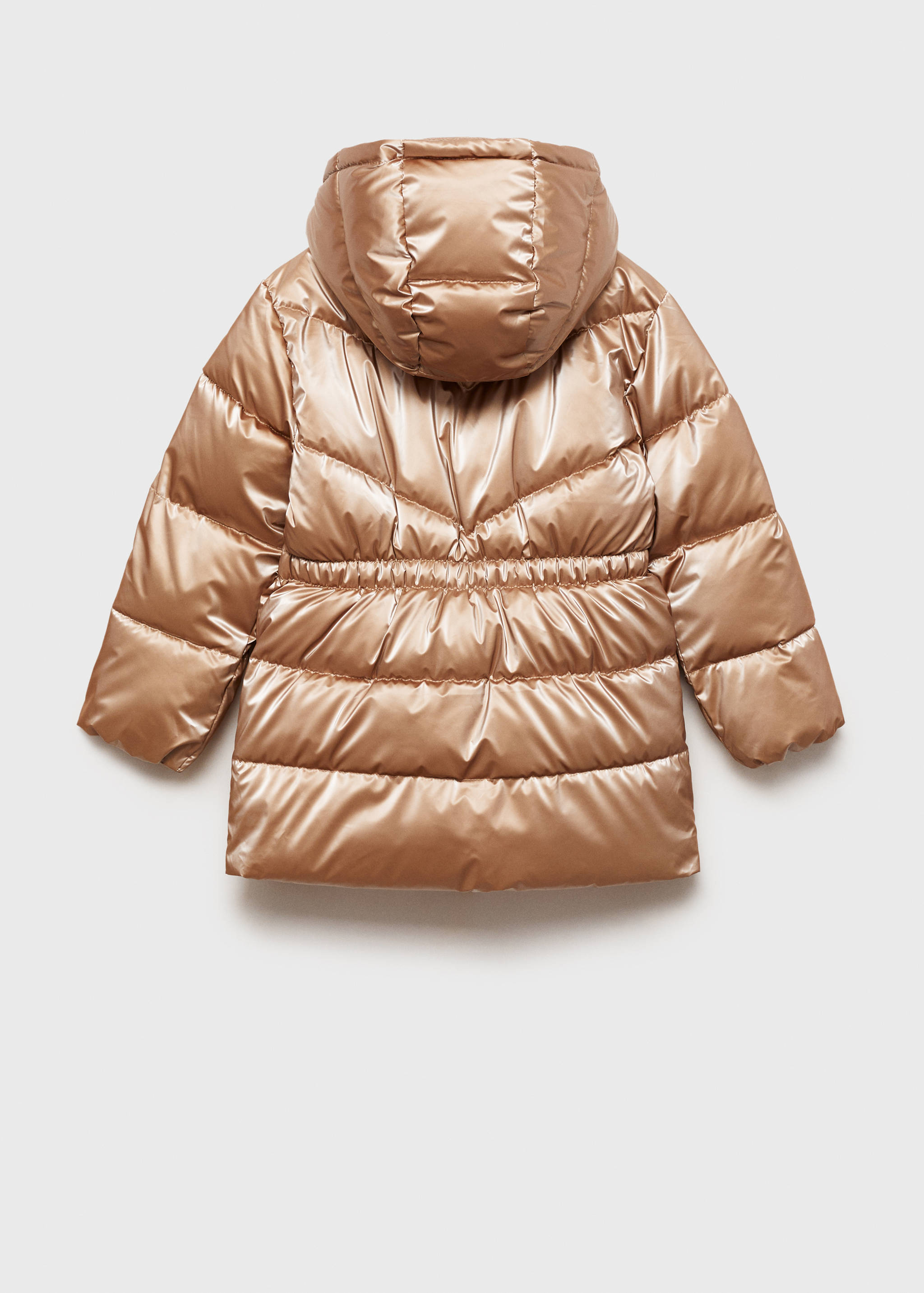 Metallic puffer jacket - Reverse of the article