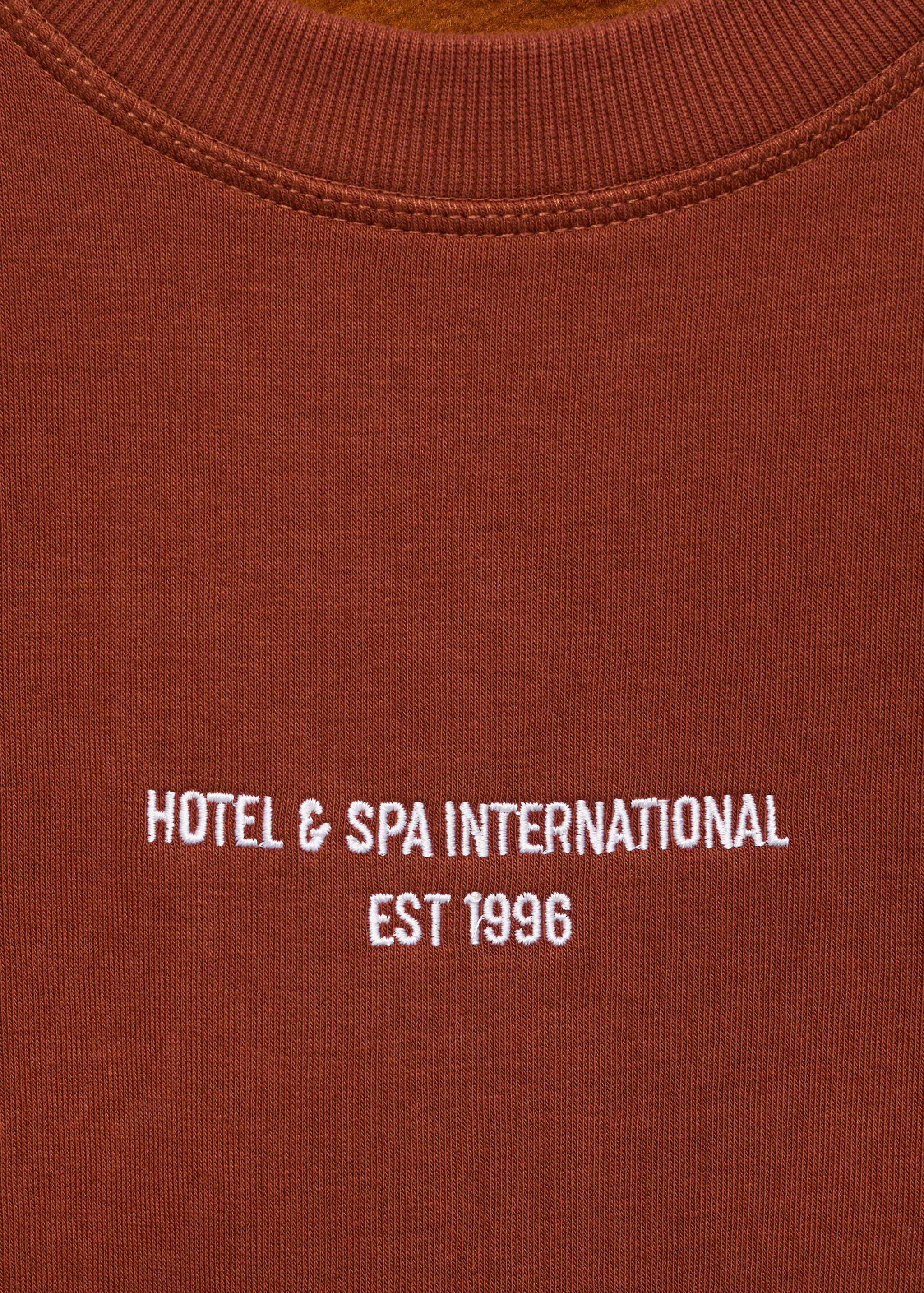 Sweat-shirt imprimé texte relaxed-fit - Détail de l'article 8