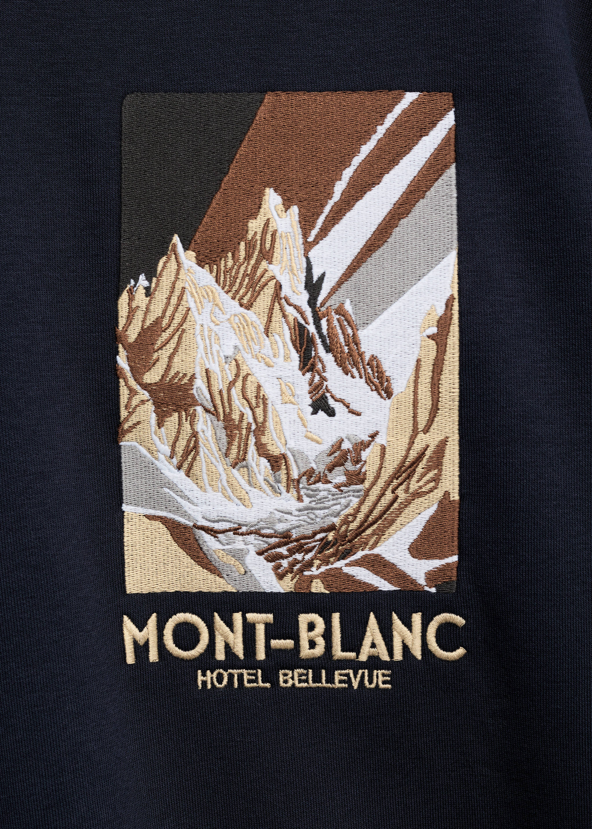 Combined printed cotton sweatshirt - Details of the article 8