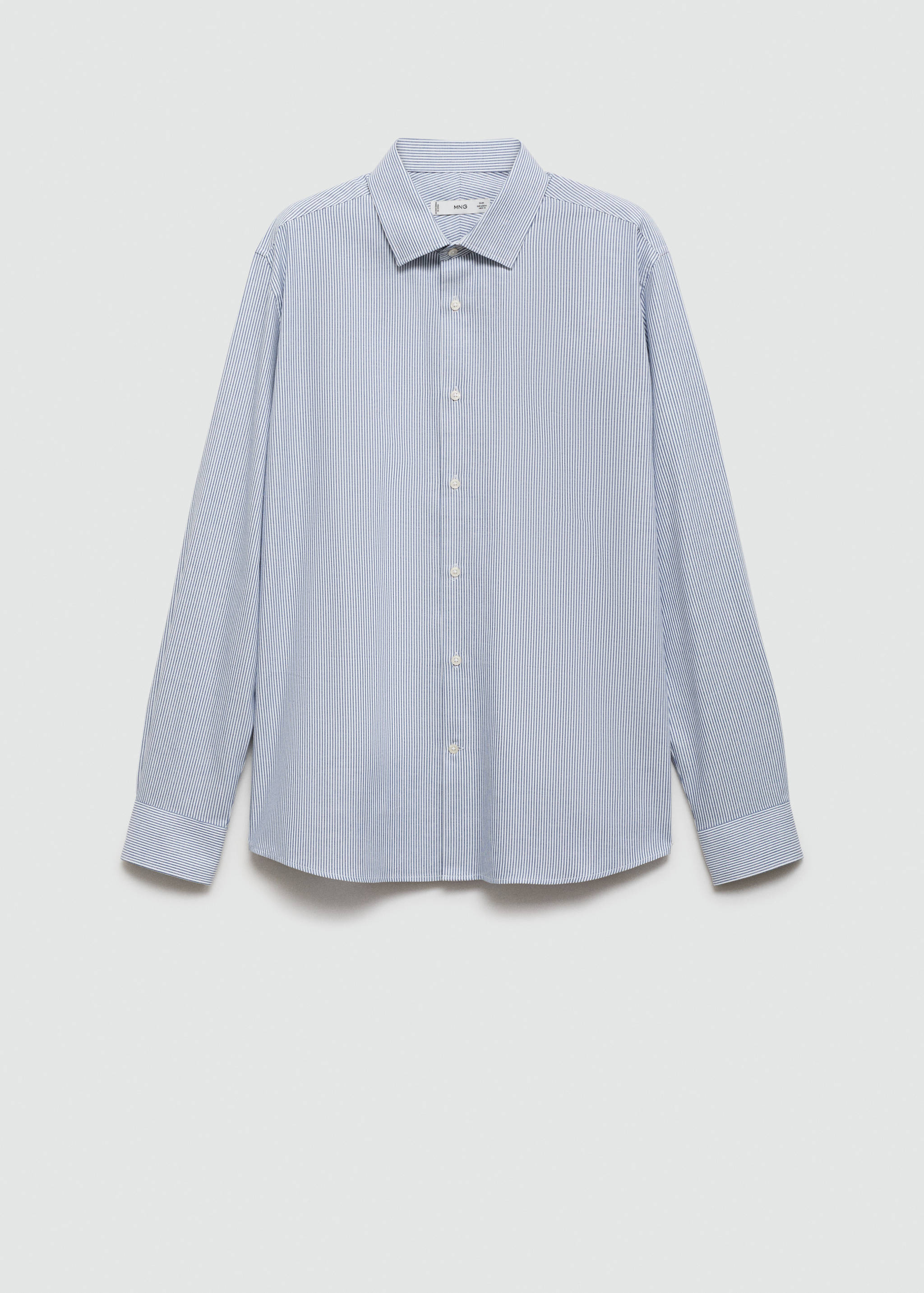 100% cotton flannel stripe shirt - Article without model