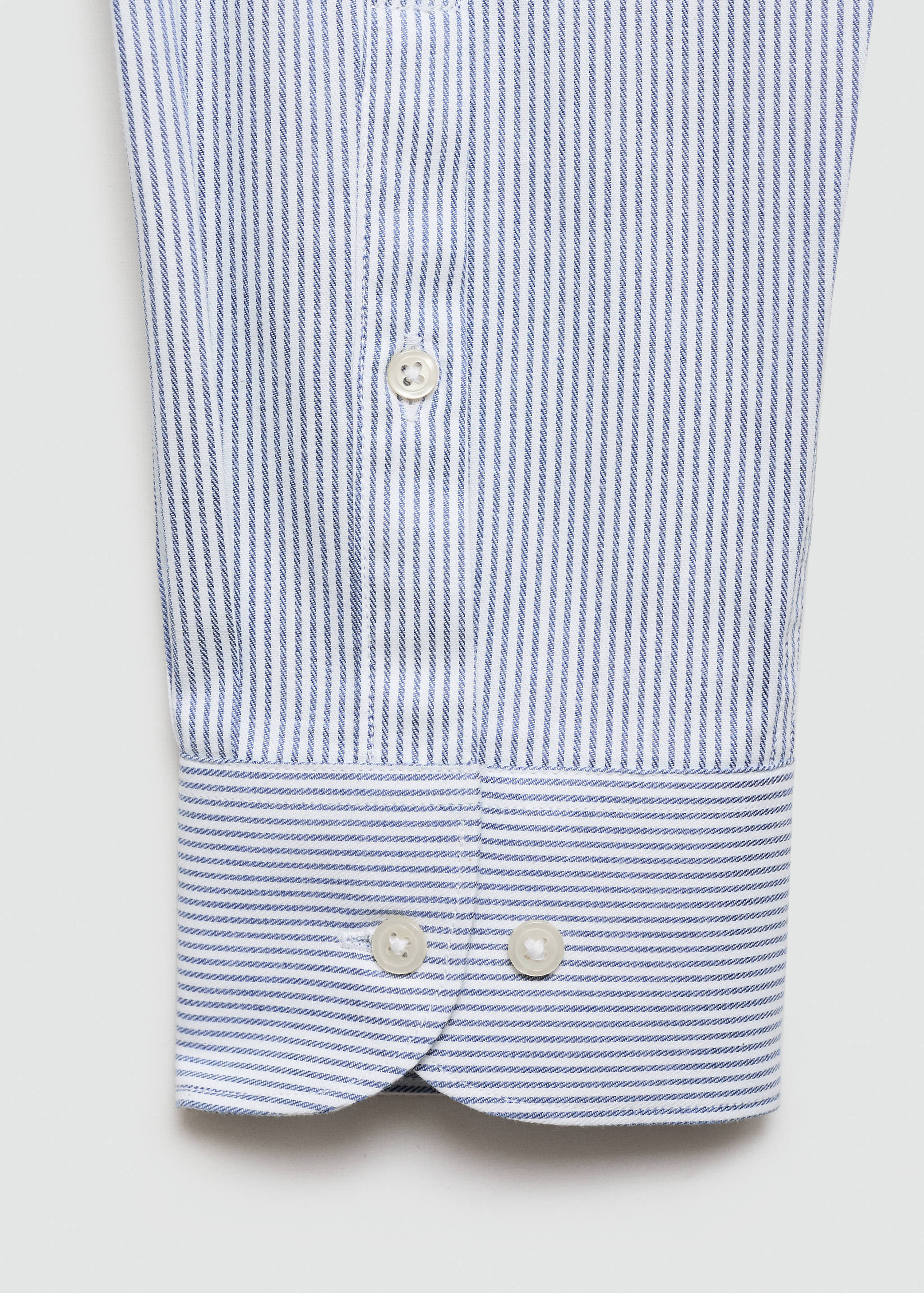 100% cotton flannel stripe shirt - Details of the article 0