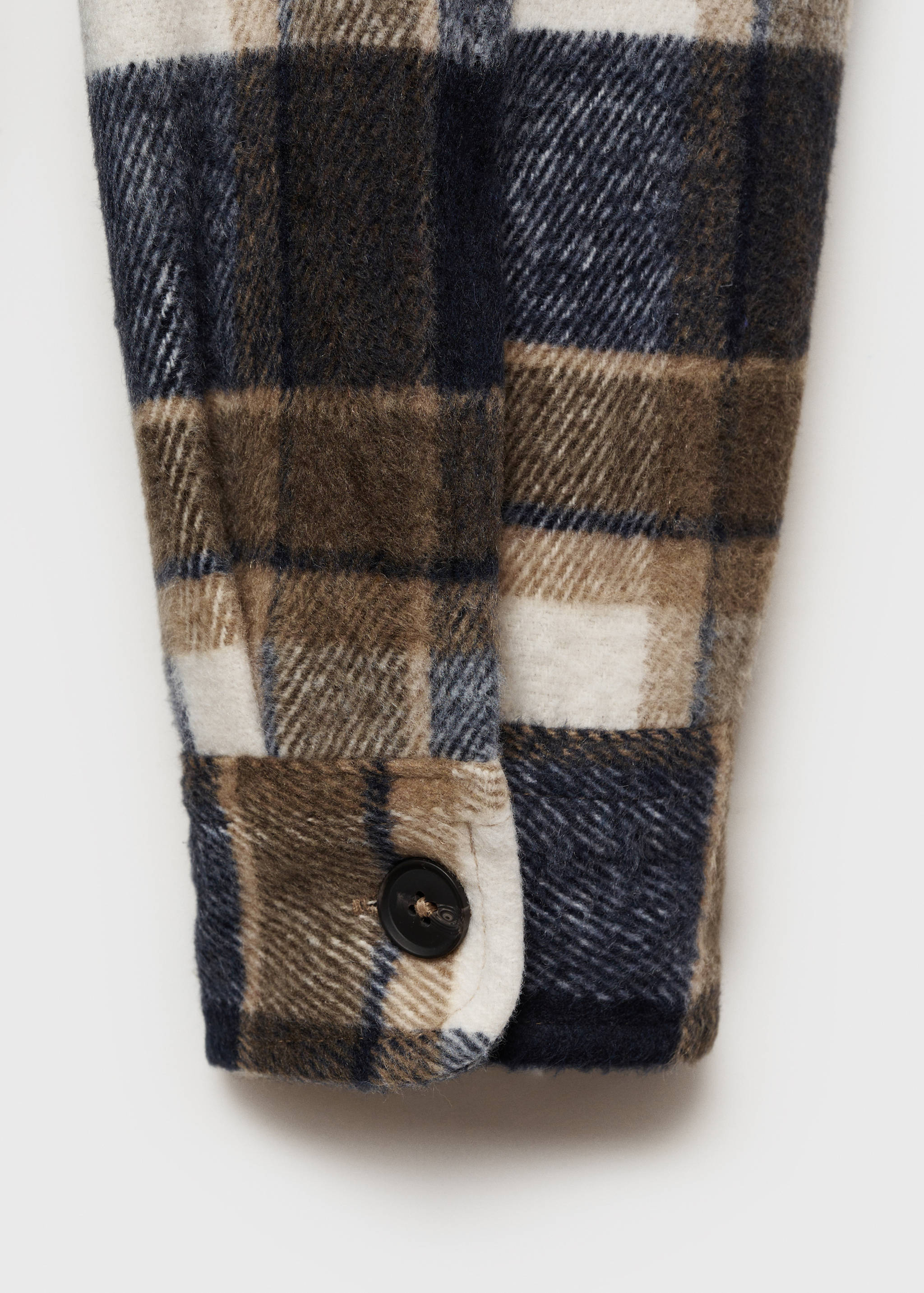 Check flannel overshirt - Details of the article 0