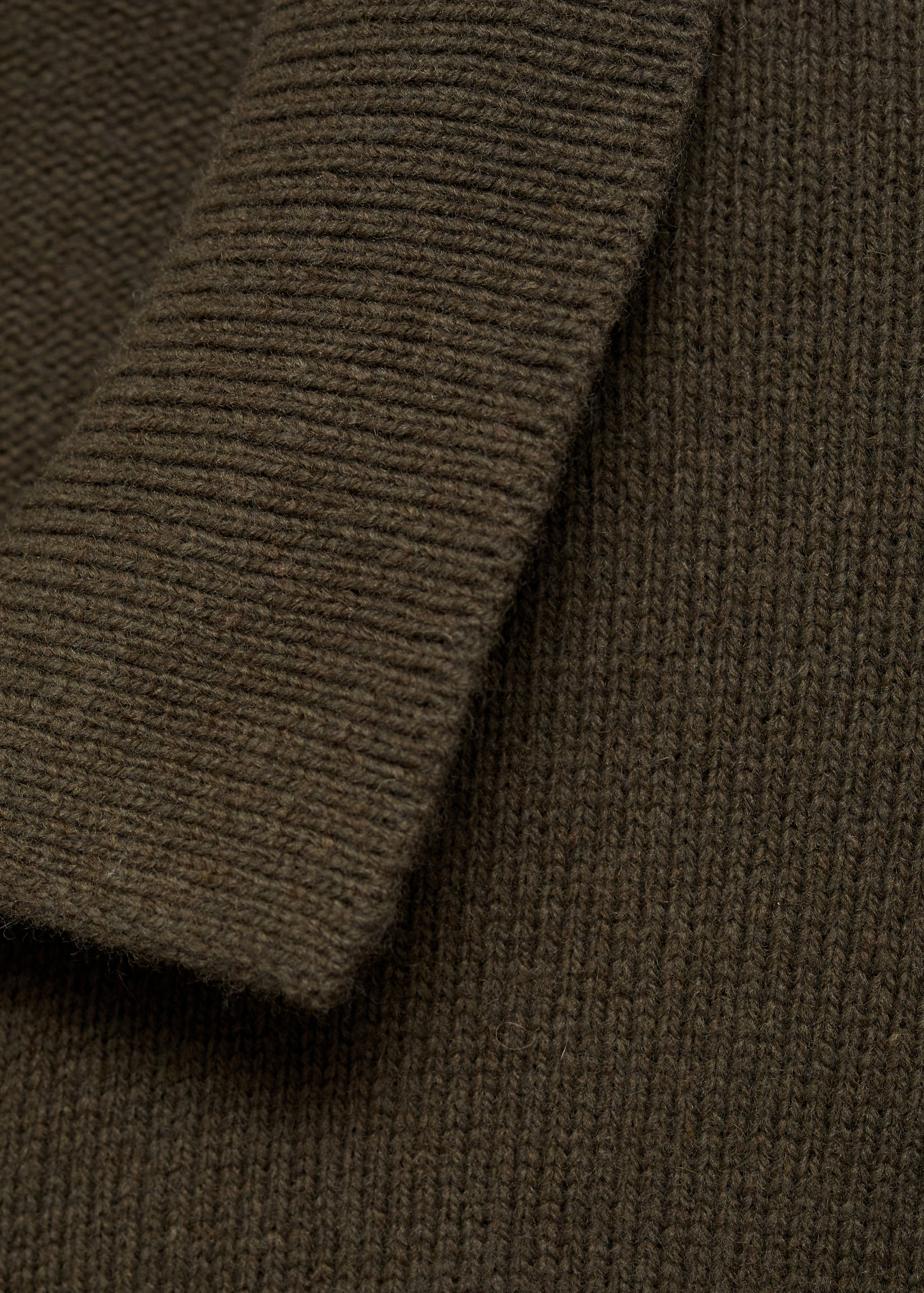 Rib-knit wool cardigan - Details of the article 8