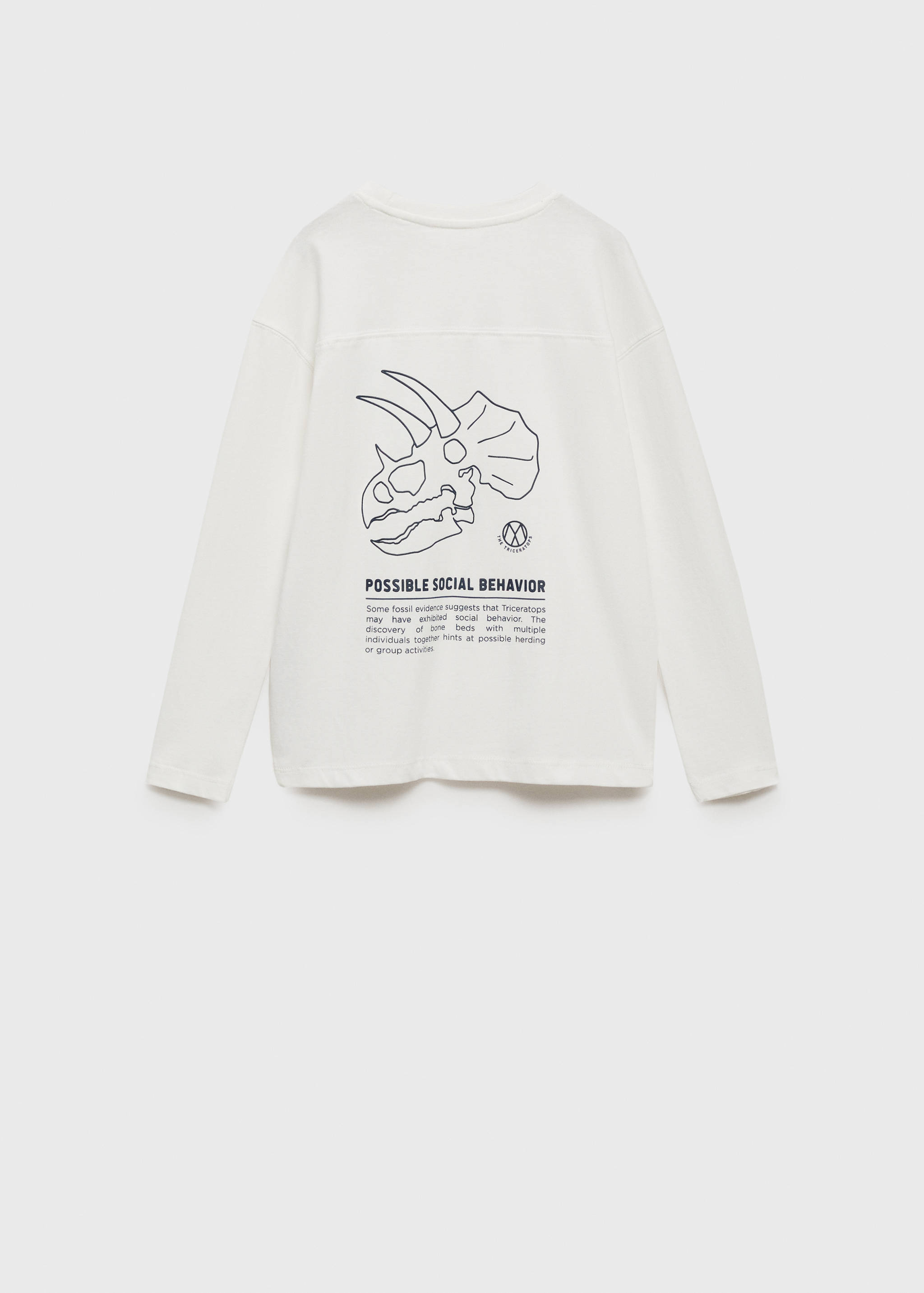 Printed long sleeve t-shirt - Reverse of the article