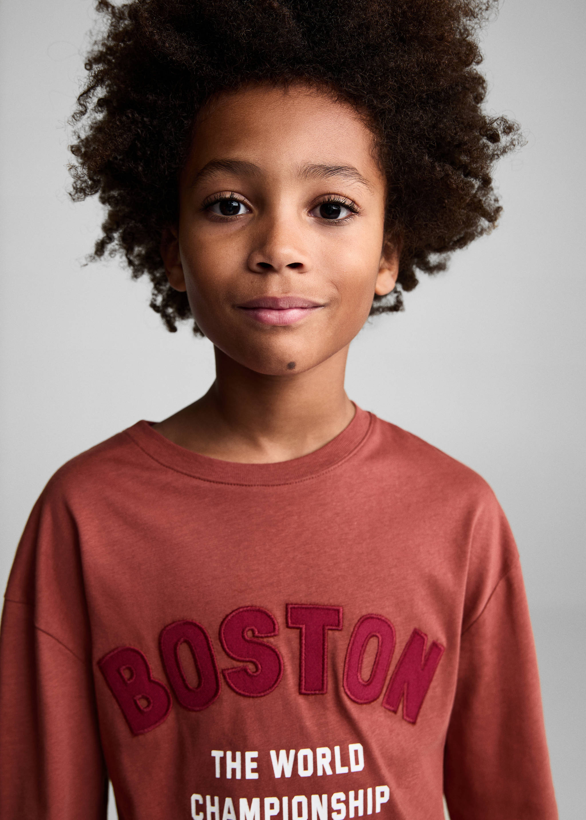 Printed detail T-shirt - Details of the article 1