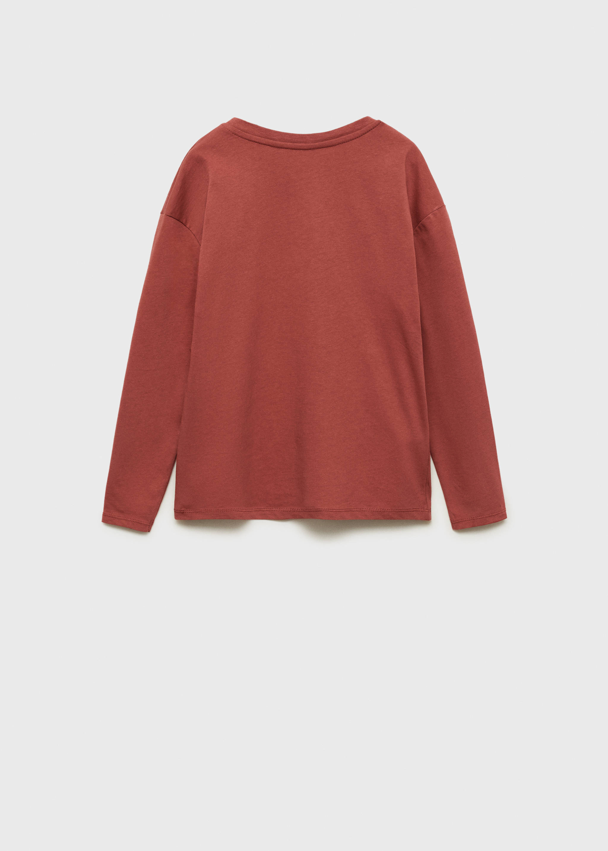 Printed detail T-shirt - Reverse of the article