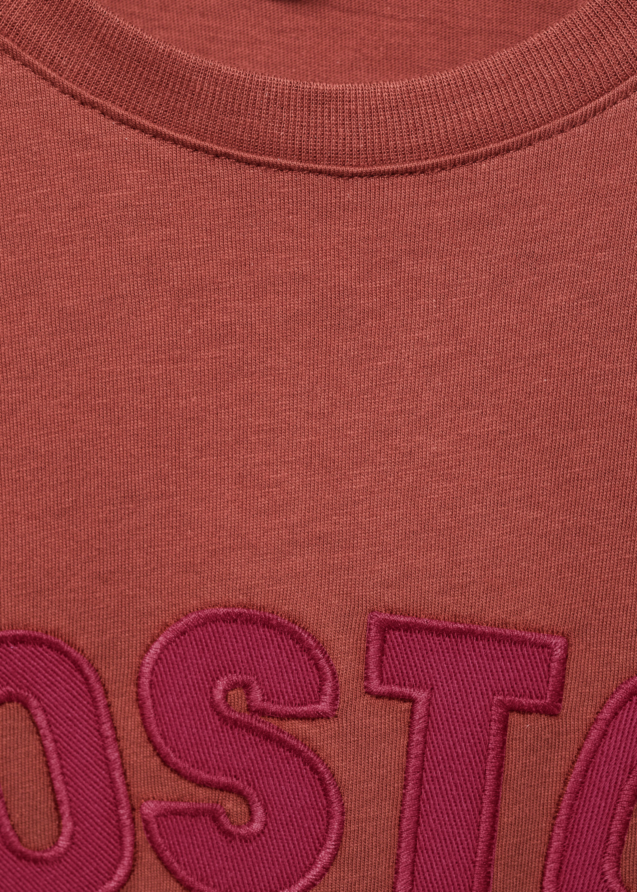 Printed detail T-shirt - Details of the article 0