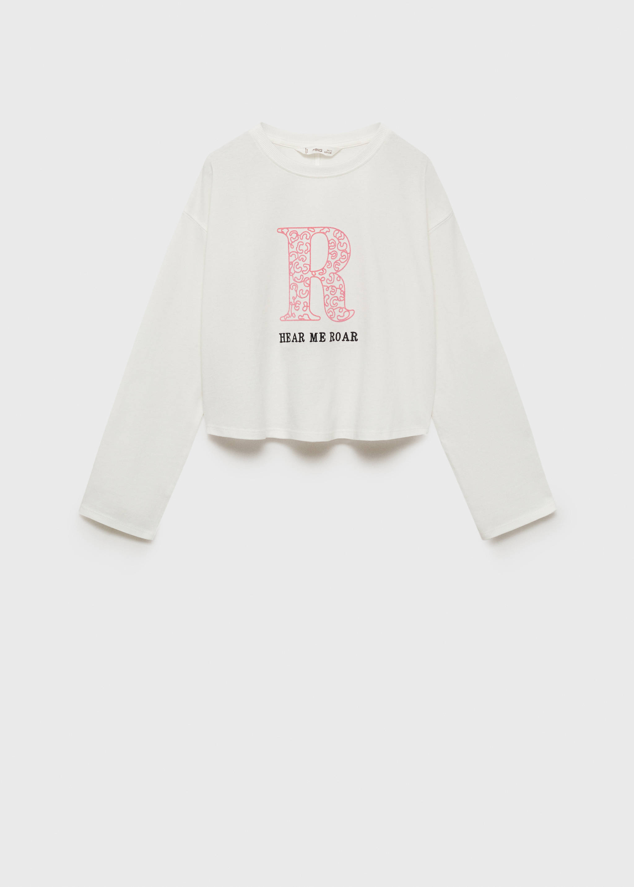 Printed cotton-blend T-shirt - Article without model